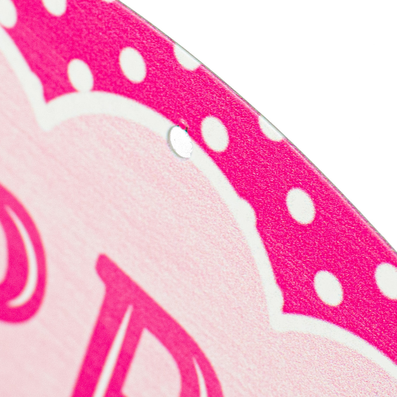 12" Metal Sign: Pink Support the Fight detail photo 3