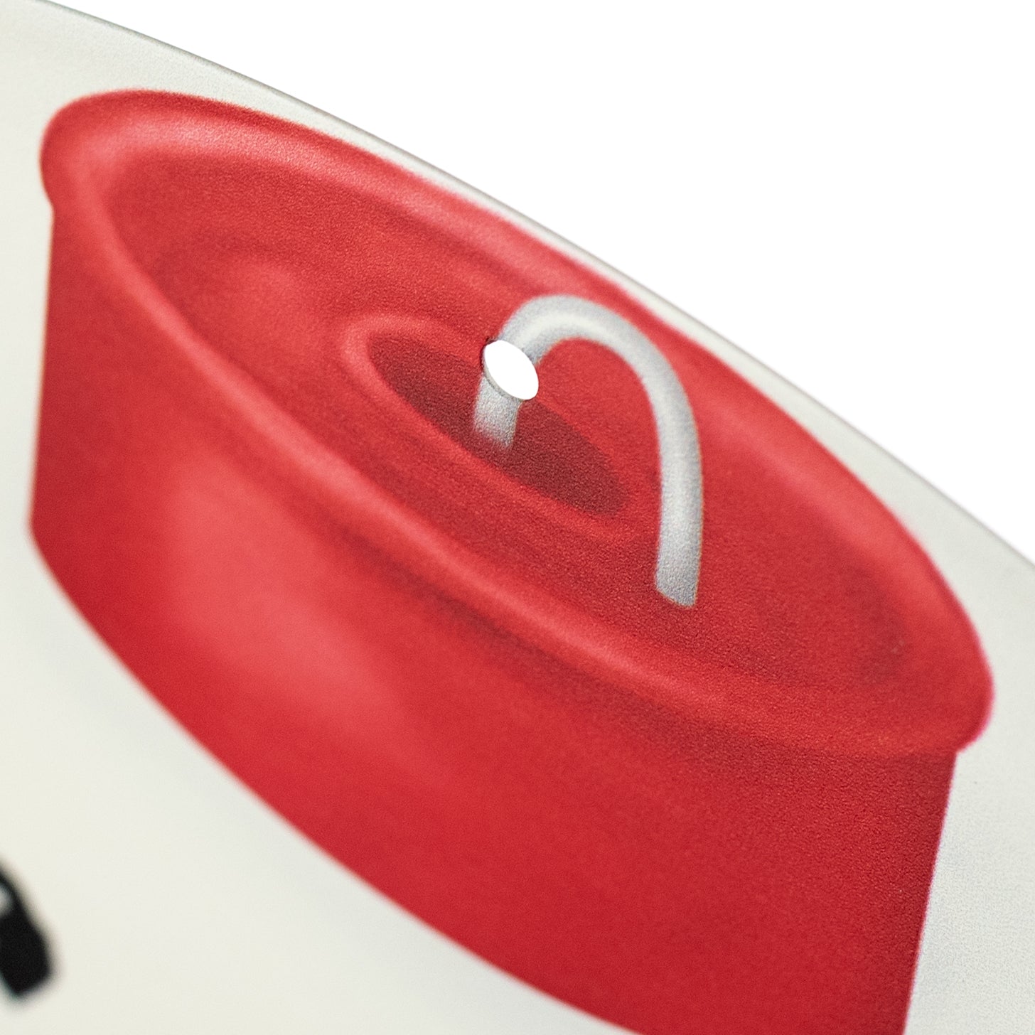 12" Metal Sign: Wishing I Was Fishing Bobber detail photo 3
