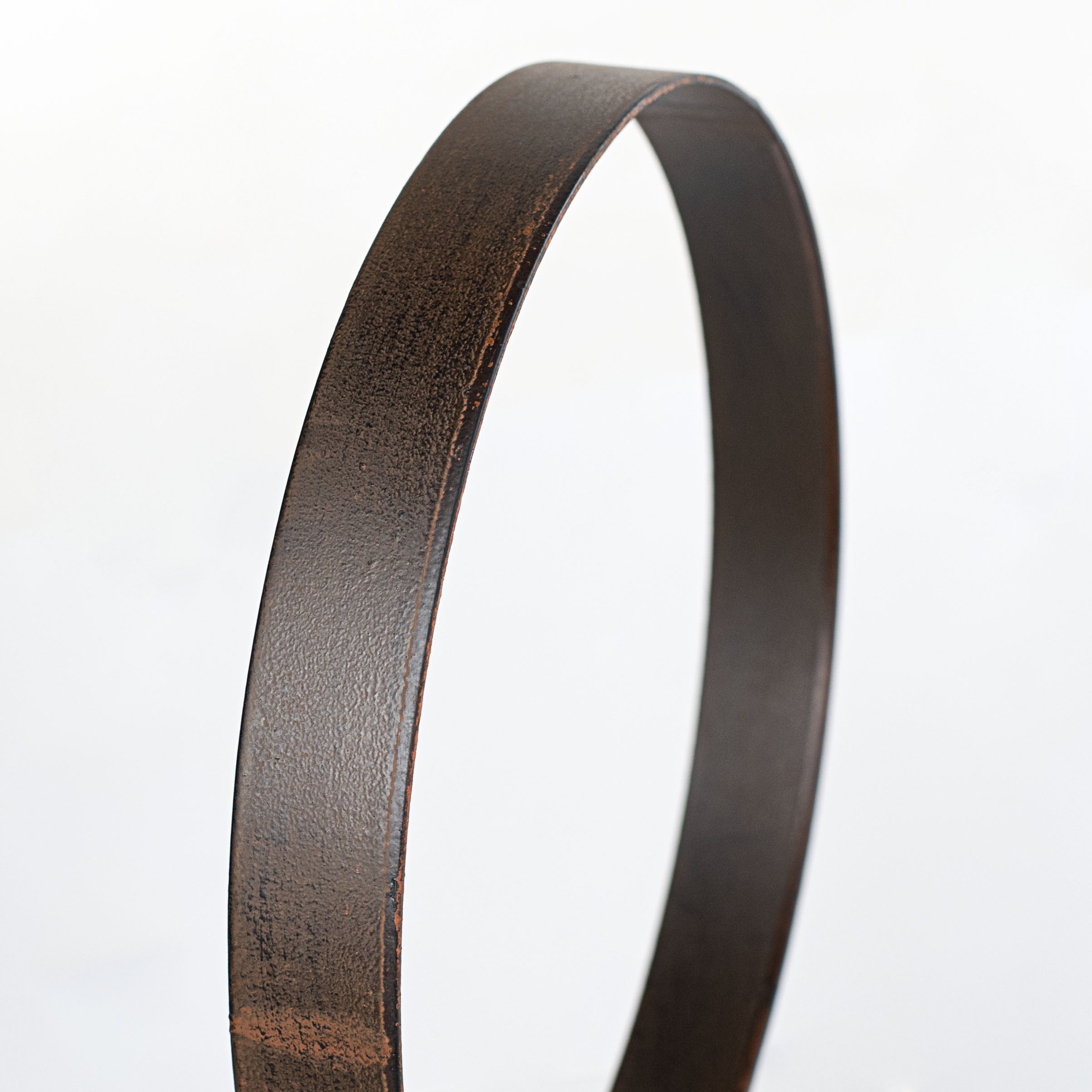 15.75-17.75" Metal Wreath Ring: Antique Rust (Set of 3) detail photo 3