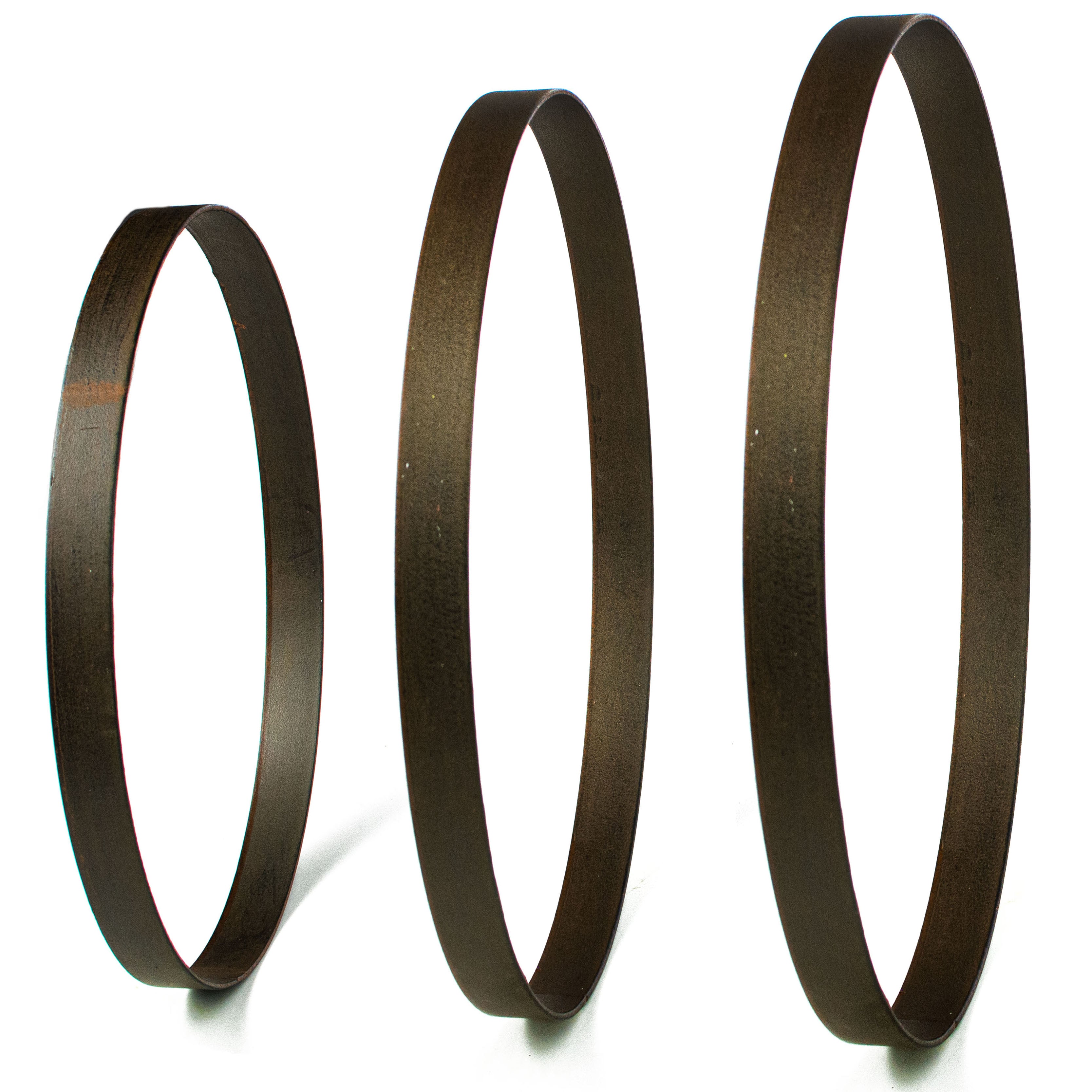 15.75-17.75" Metal Wreath Ring: Antique Rust (Set of 3) Item Number: MD068582
