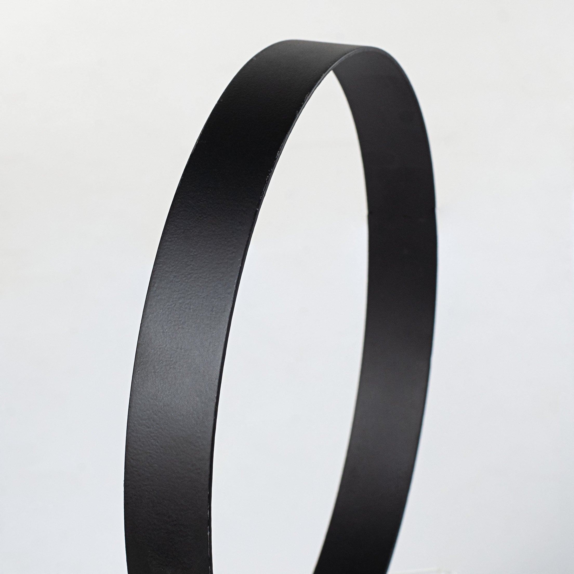 15.75-17.75" Metal Wreath Ring: Matte Black (Set of 3) detail photo 3