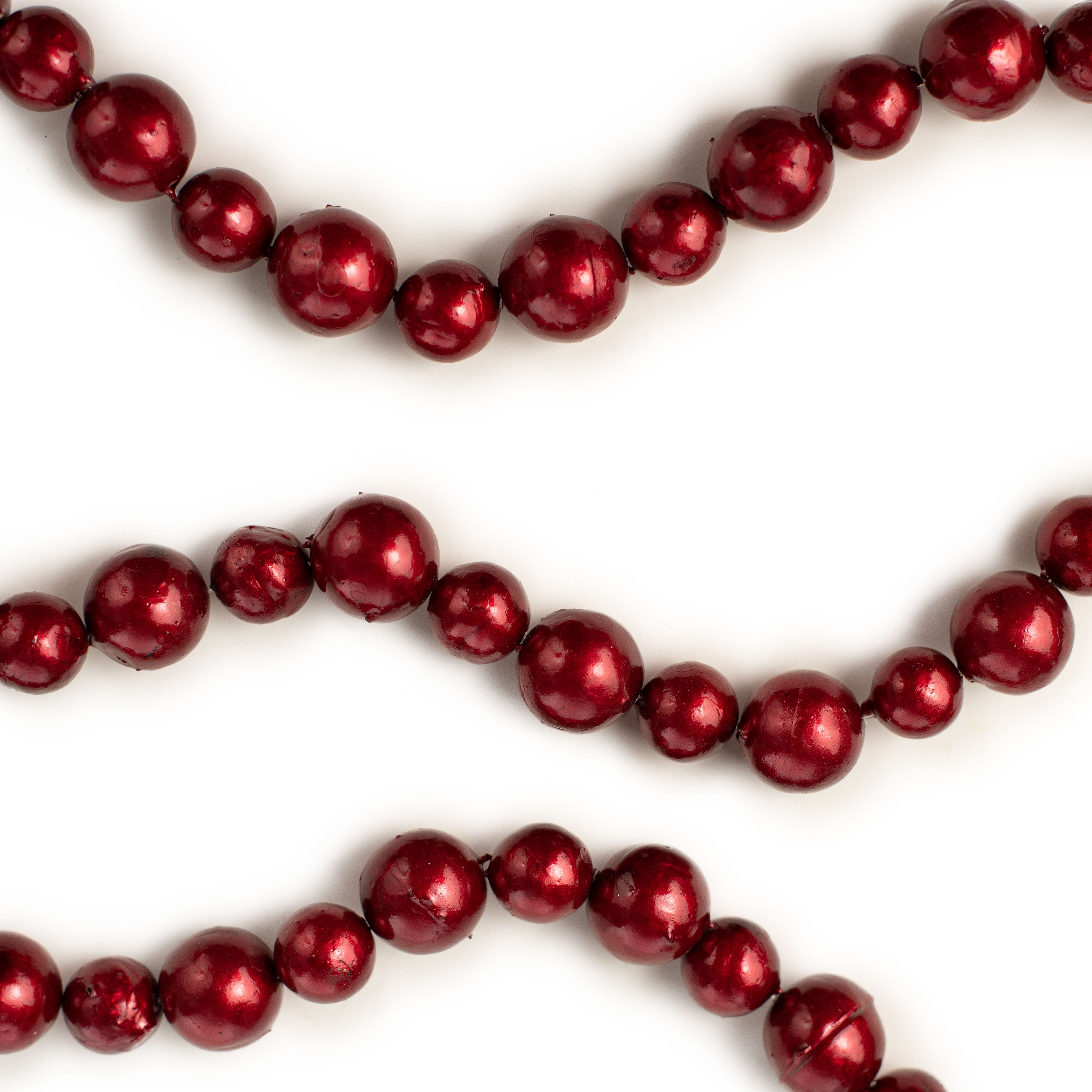 6' Metallic Ball Garland: Red Item Number: ISB57891