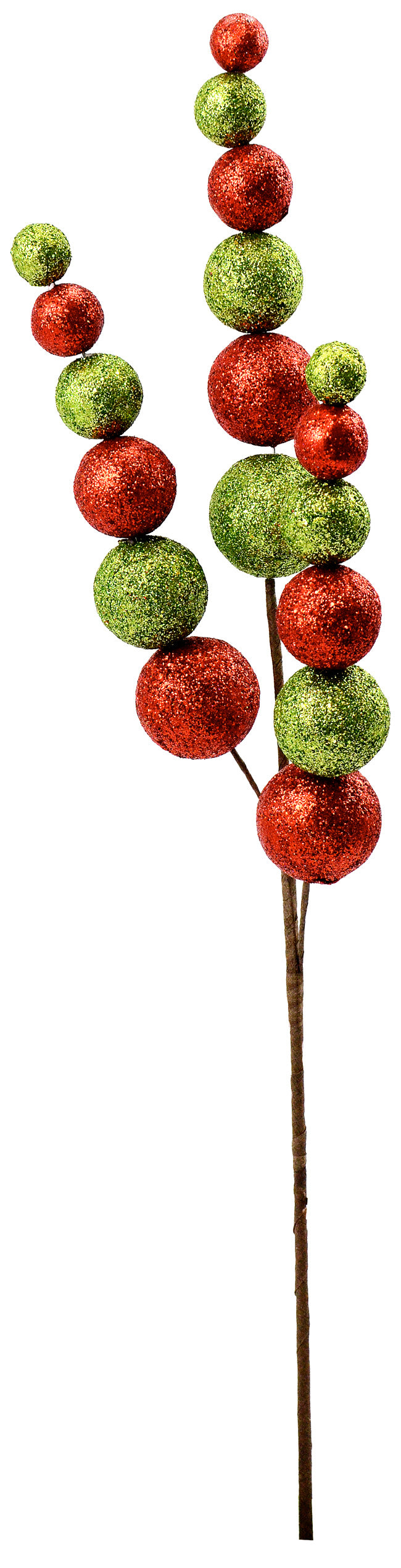 24" Metallic Ball Spray: Red & Lime Green detail photo 4