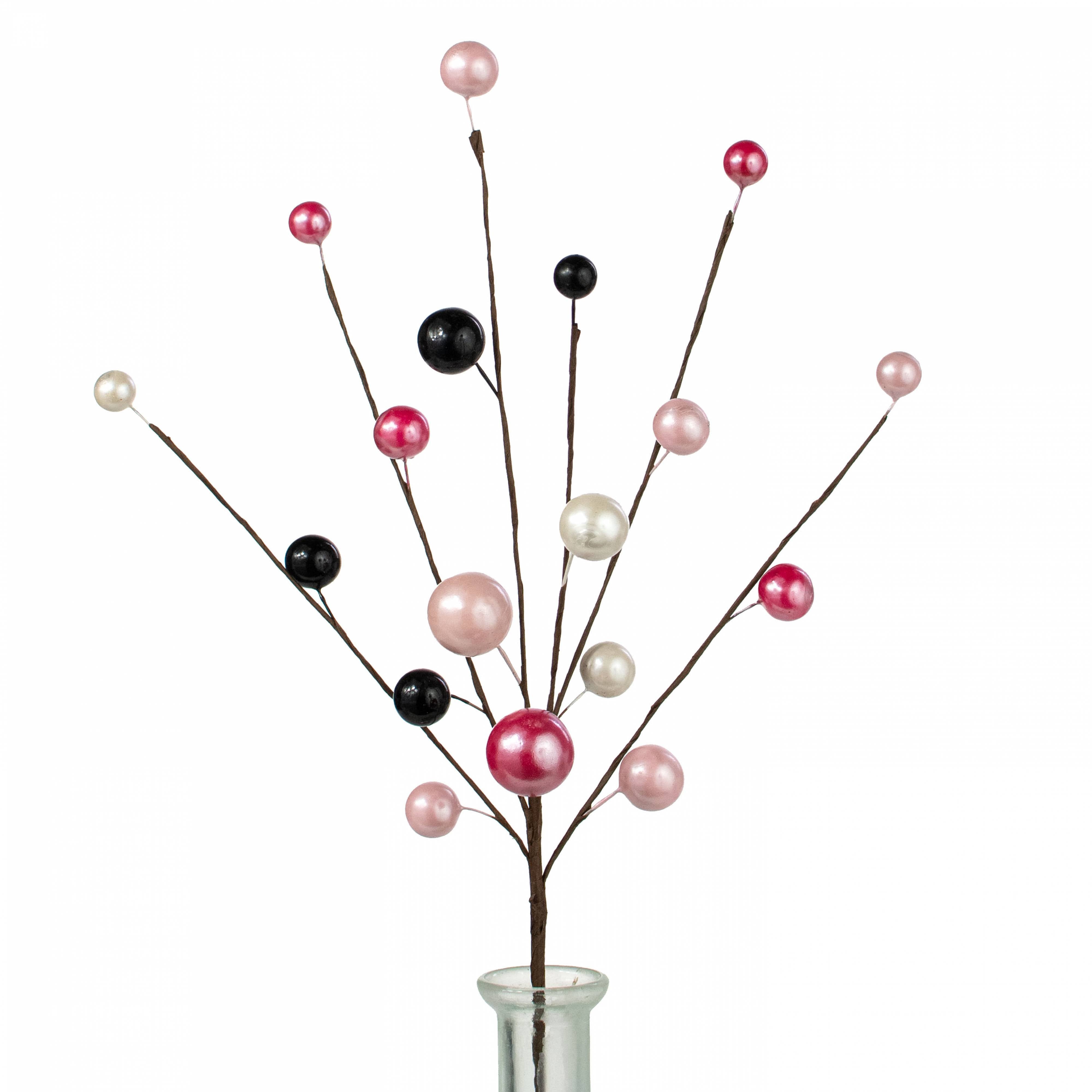 16" Metallic Balls Spray: Black, Pink, White & Fuchsia Item Number: XX9401A1