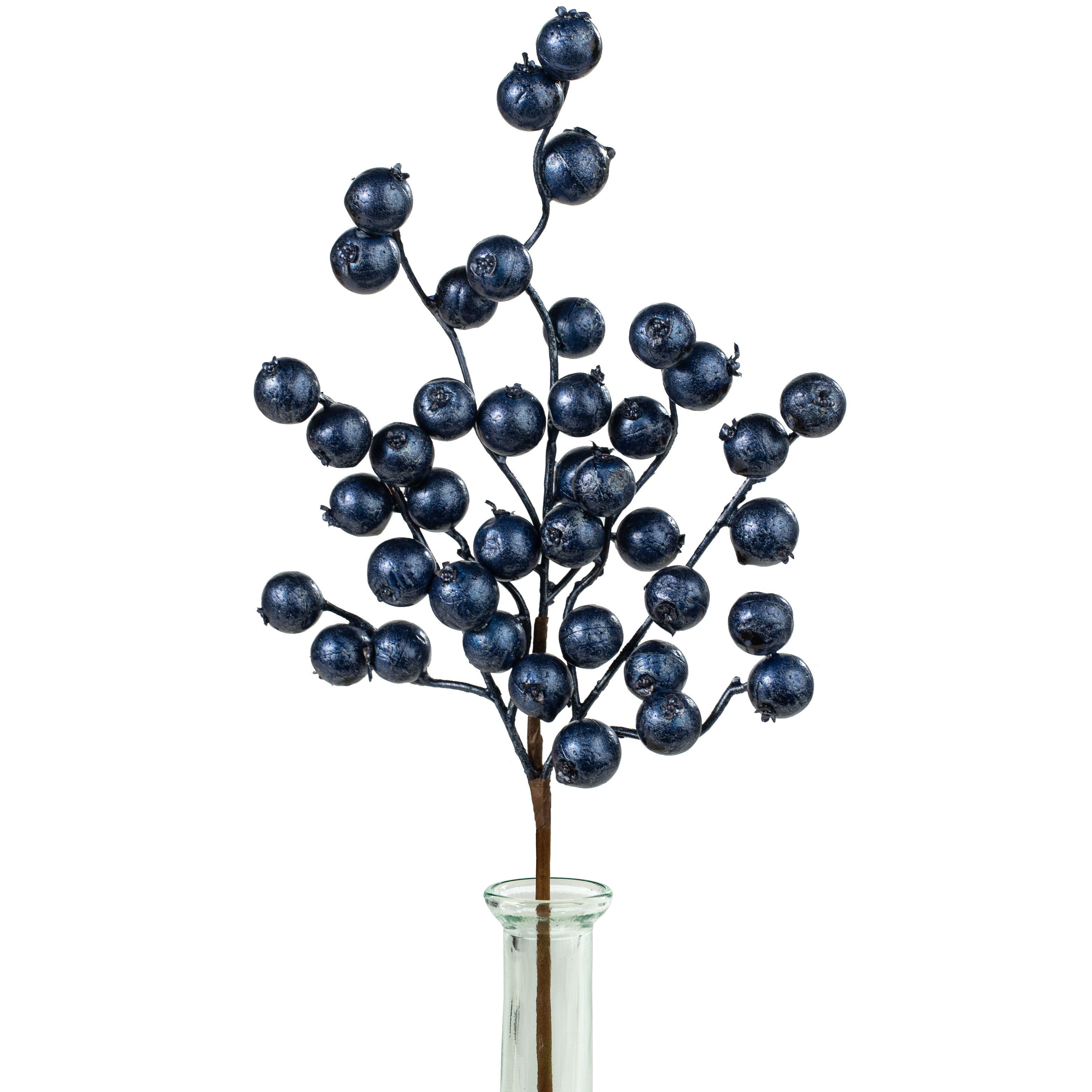 12" Metallic Crabapple Pick: Navy Item Number: 284916
