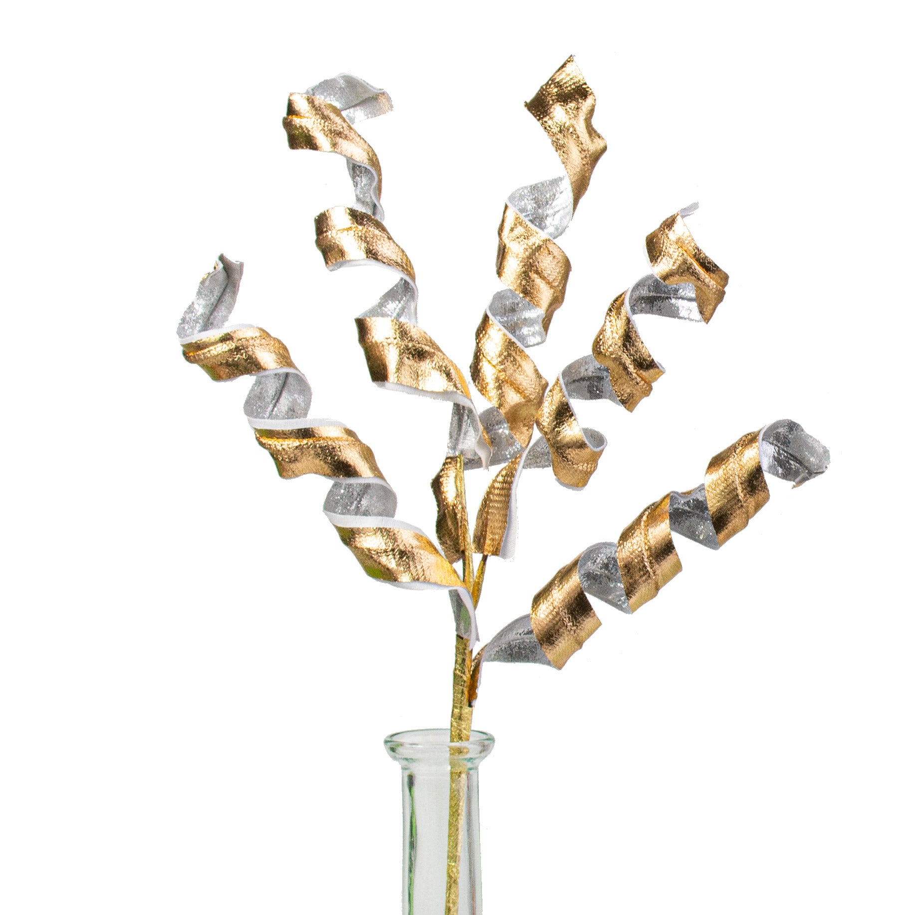 16" Metallic Curly Pick: Gold & Silver Item Number: 85204GDSV