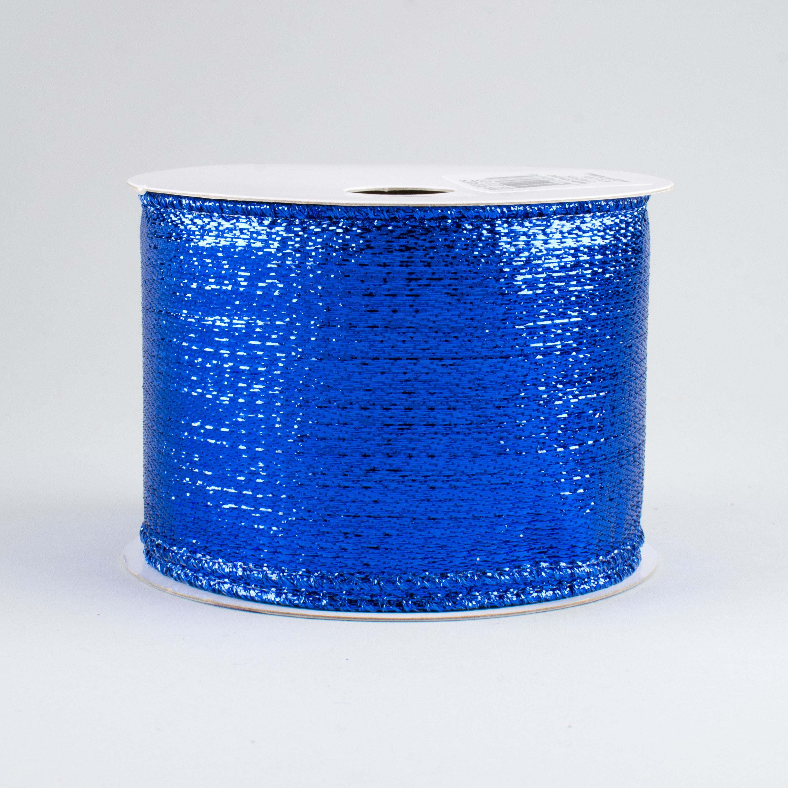 2.5" Metallic Lamé Ribbon: Royal Blue (10 Yards)