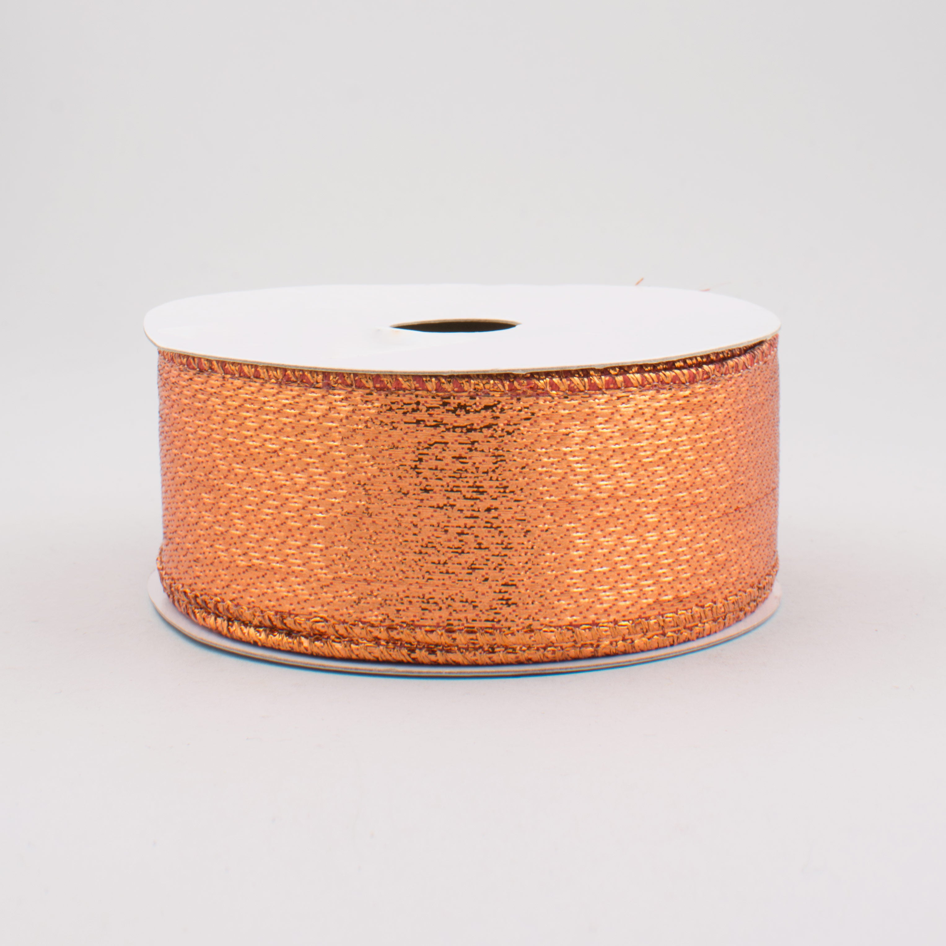 1.5" Metallic Lame Ribbon: Copper (10 Yards)