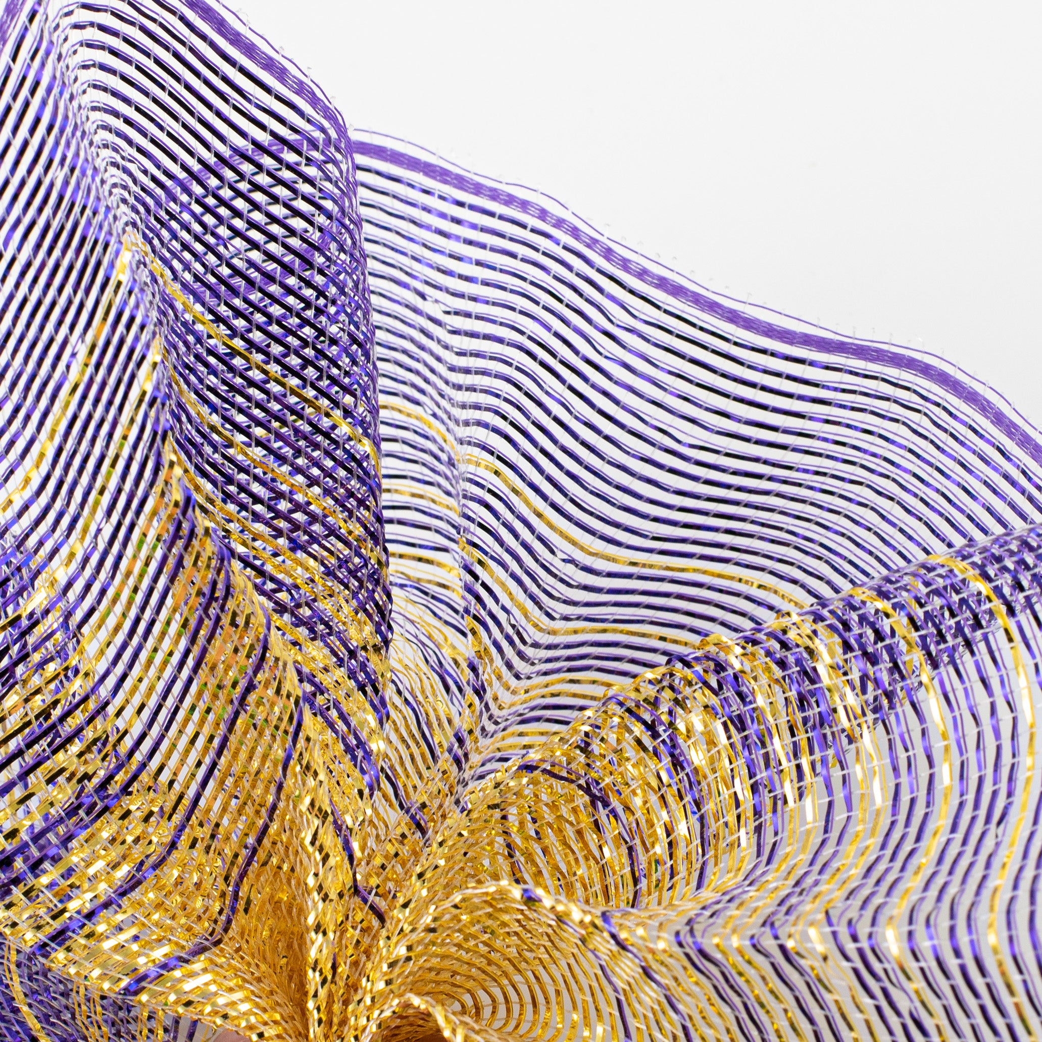 10" Metallic Ombré Mesh: Mardi Gras Lifestyle Photo