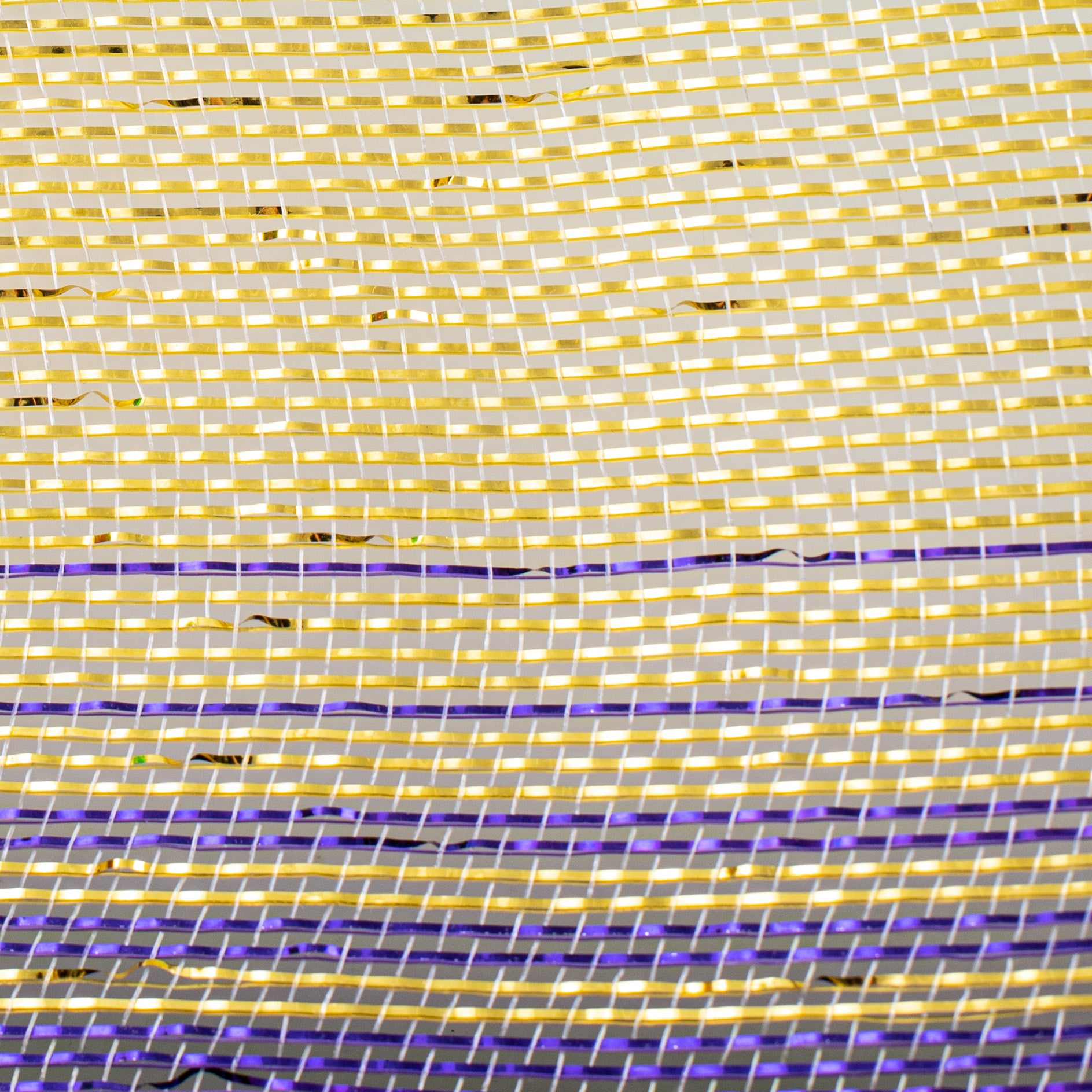 10" Metallic Ombré Mesh: Mardi Gras detail photo 3