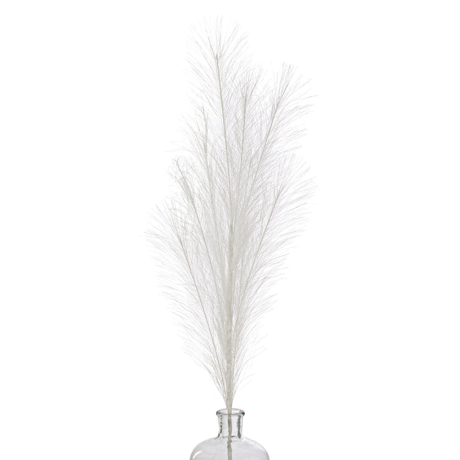 38" Metallic Pampas Grass Spray: Iridescent White Item Number: FG625527