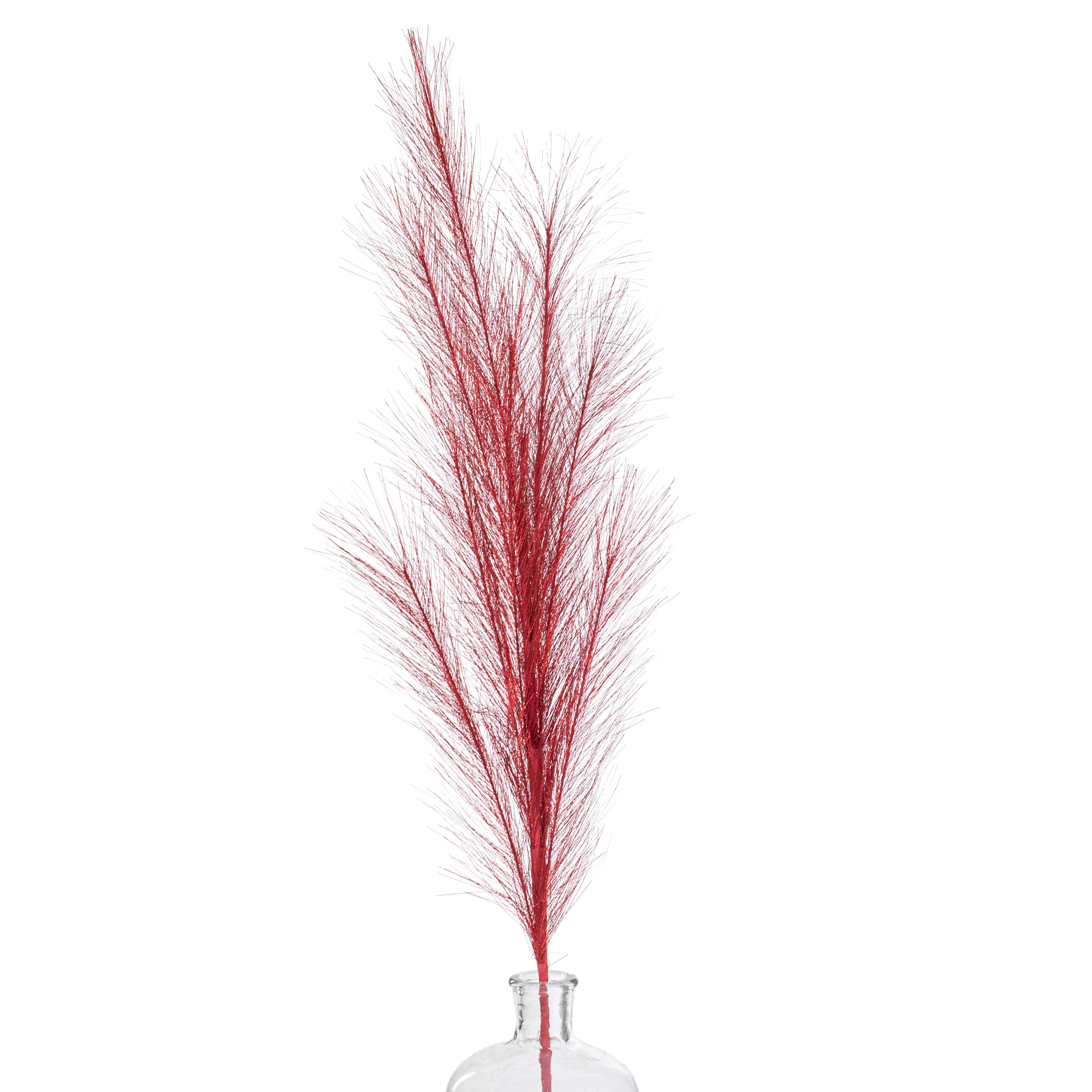 38" Metallic Pampas Grass Spray: Red Item Number: FG625524