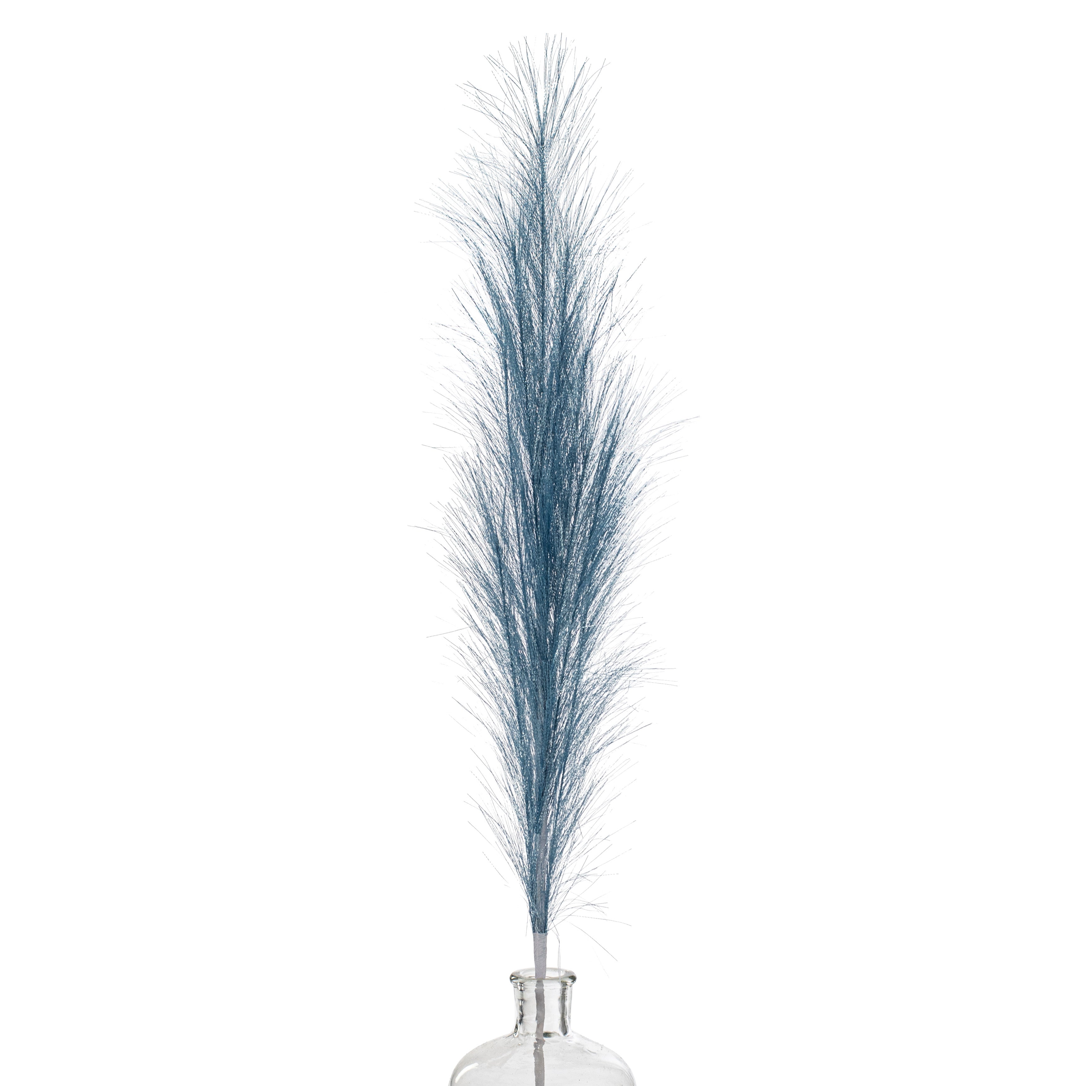 38" Metallic Pampas Grass Spray: Smoke Blue Item Number: FG625549