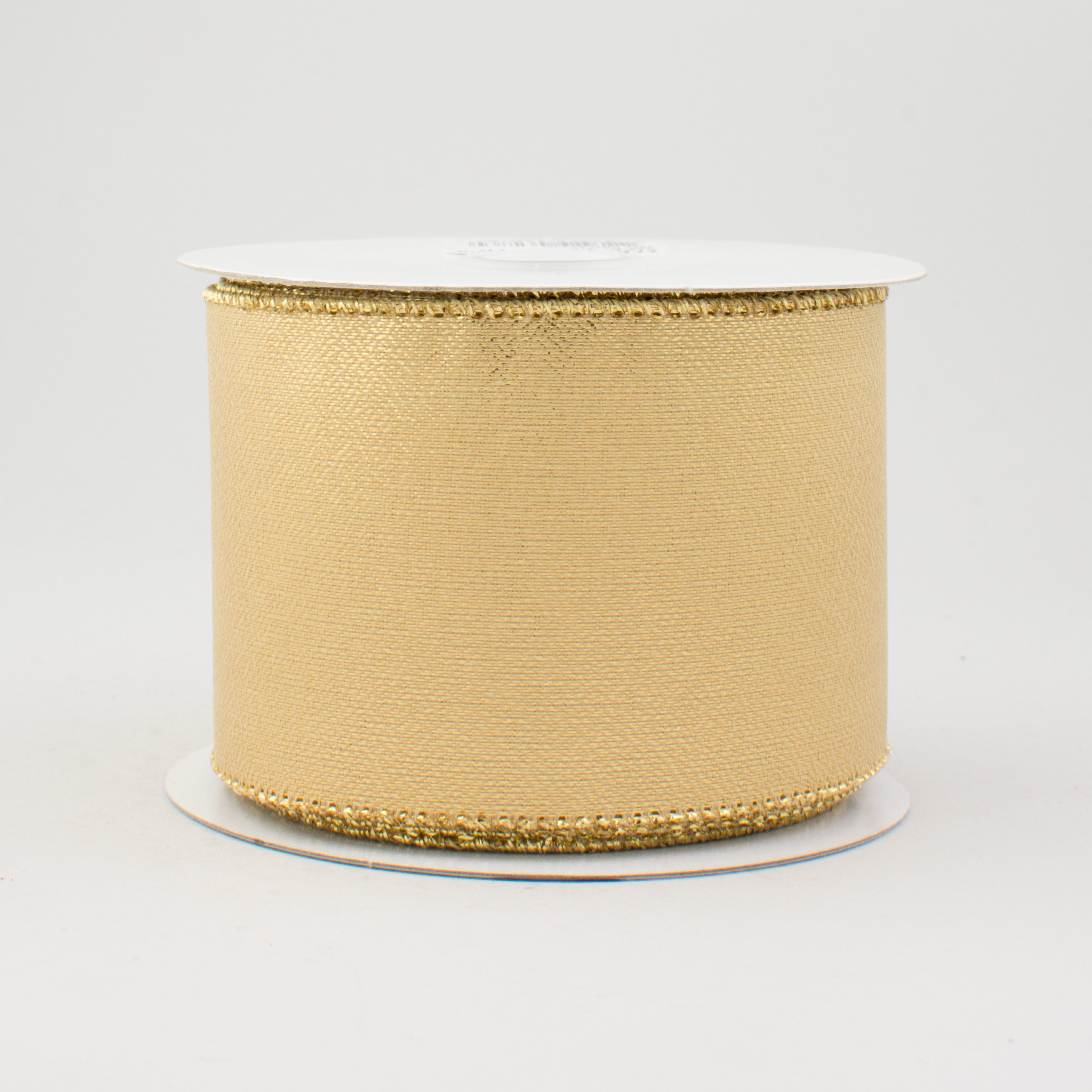 2.5" Metallic Ribbon: Gold (10 Yards)