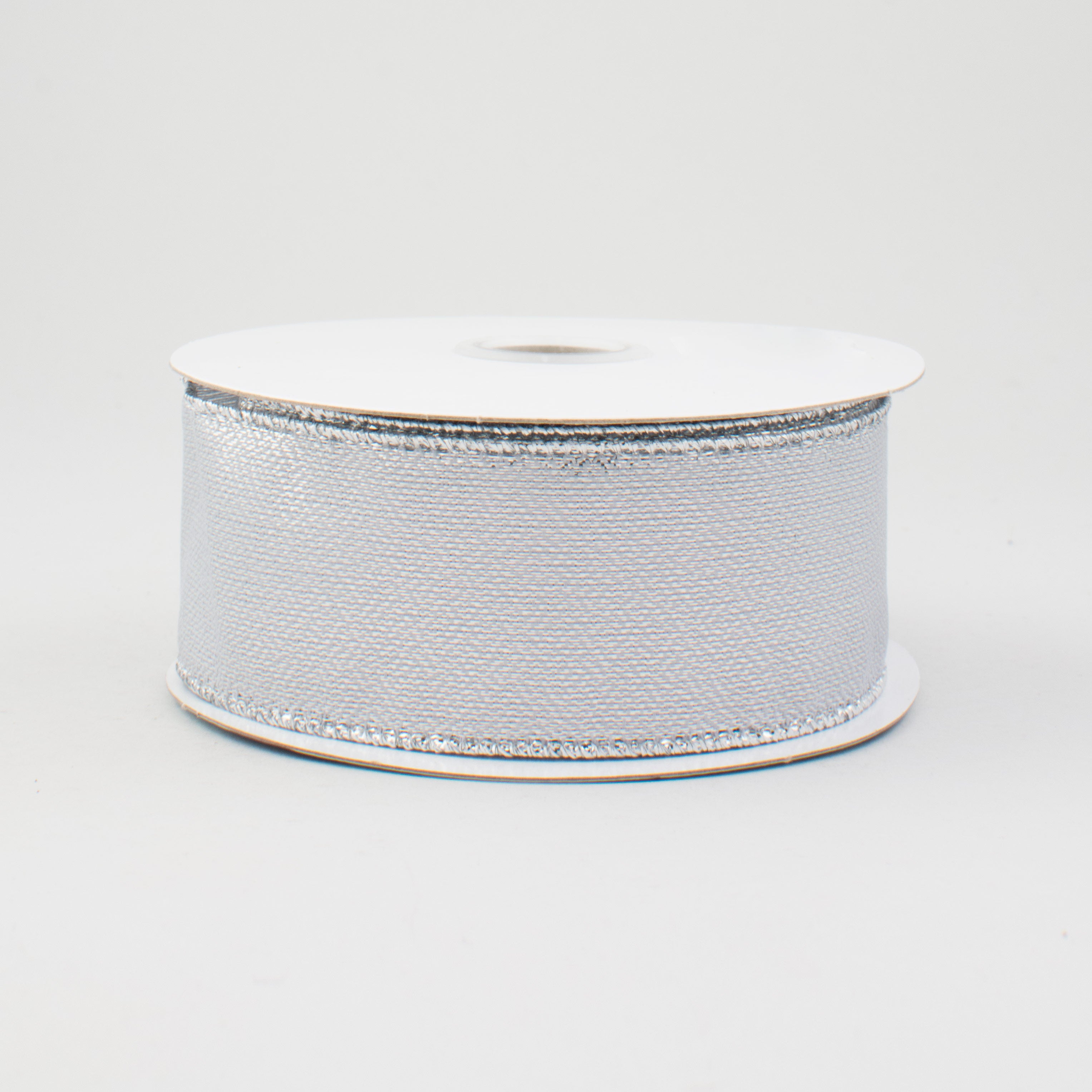 1.5" Metallic Ribbon: Silver (10 Yards)