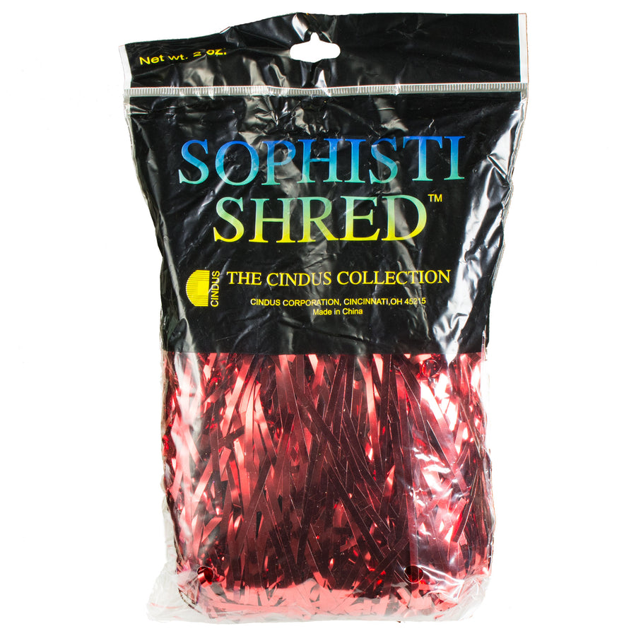 Metallic Shred: Red Item Number: OTC13696735