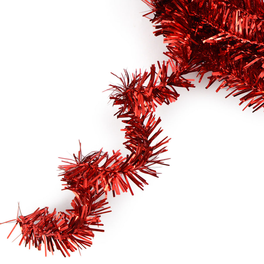 Metallic Tinsel Roping: Red (25 Feet) detail photo 3