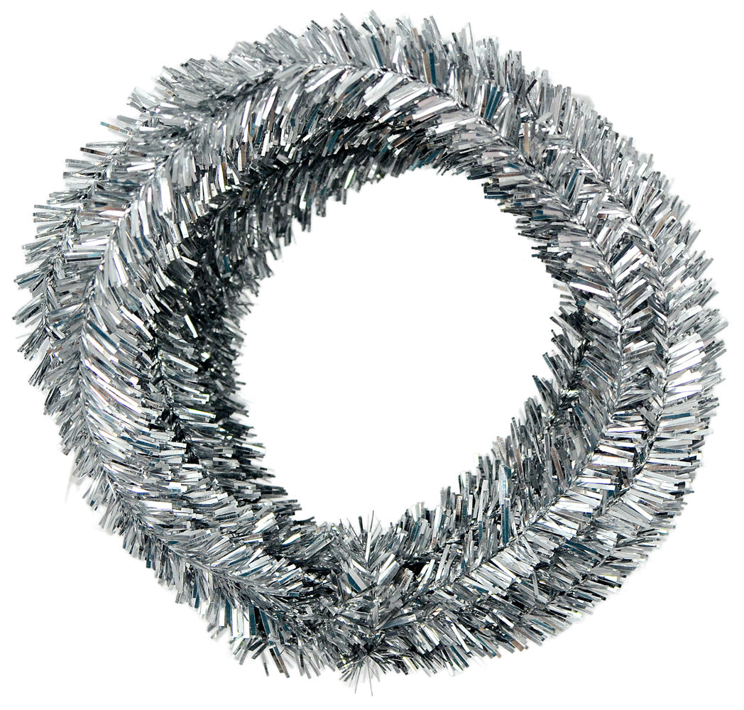 Metallic Tinsel Roping: Silver (25 Feet) Item Number: XG447826