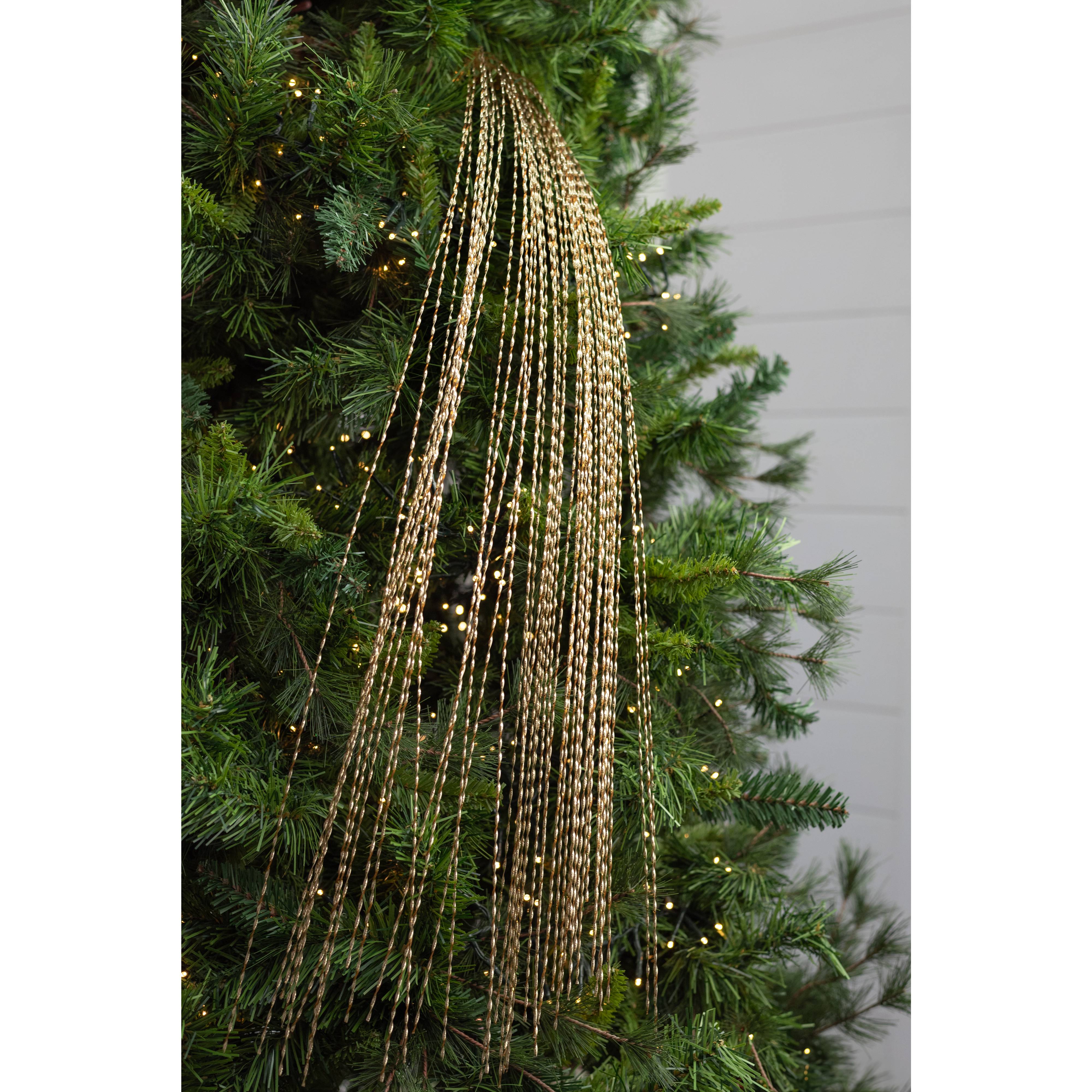 48" Metallic Twisted Grass Spray: Gold Lifestyle Photo