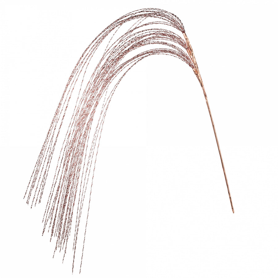 48" Metallic Twisted Grass Spray: Rose Gold Item Number: XS120256