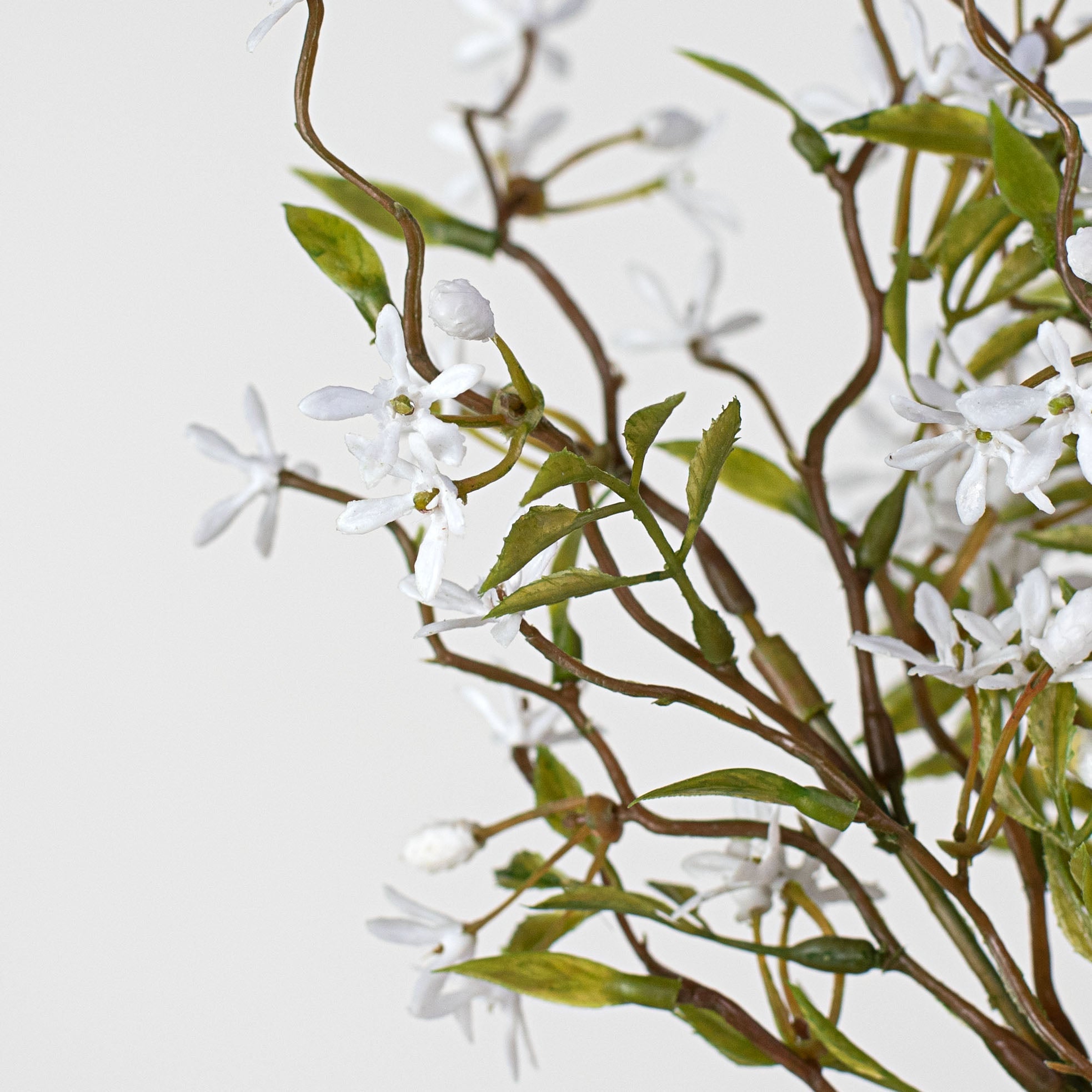 13.5" Mini Flower Bush: White Lifestyle Photo