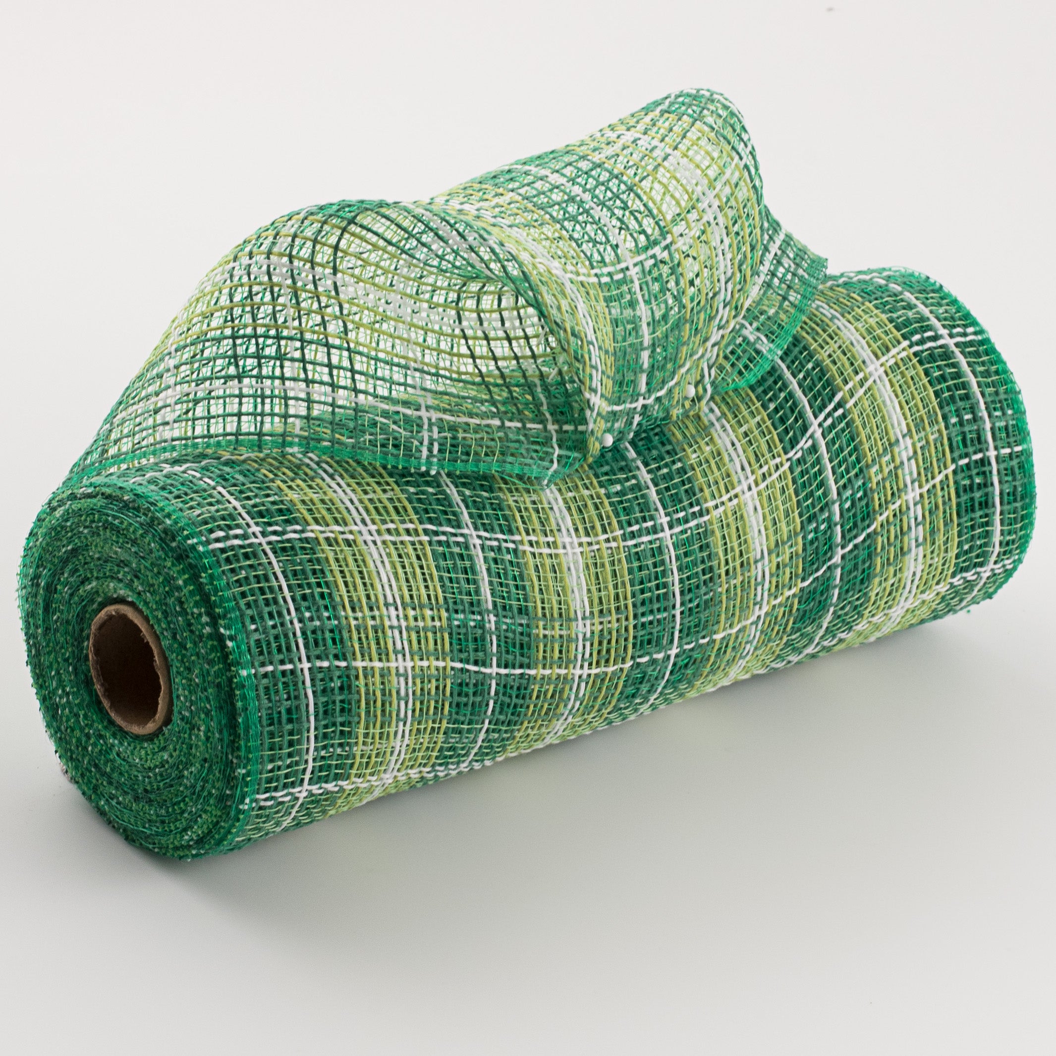 10" Mini Plaid Mesh: Emerald, Lime, White Item Number: RY8341CT