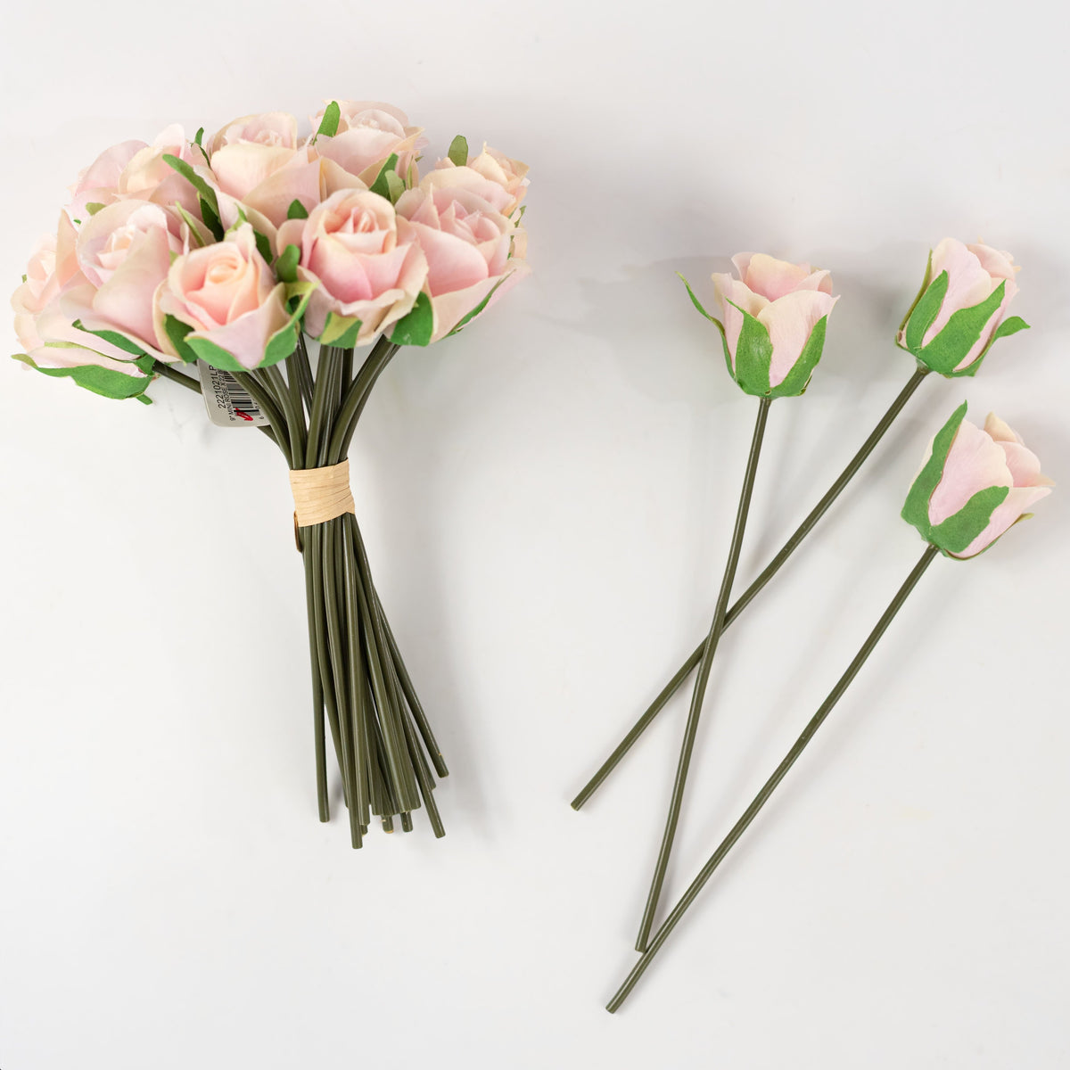 9" Mini Rose Bundle: Blush Pink detail photo 5