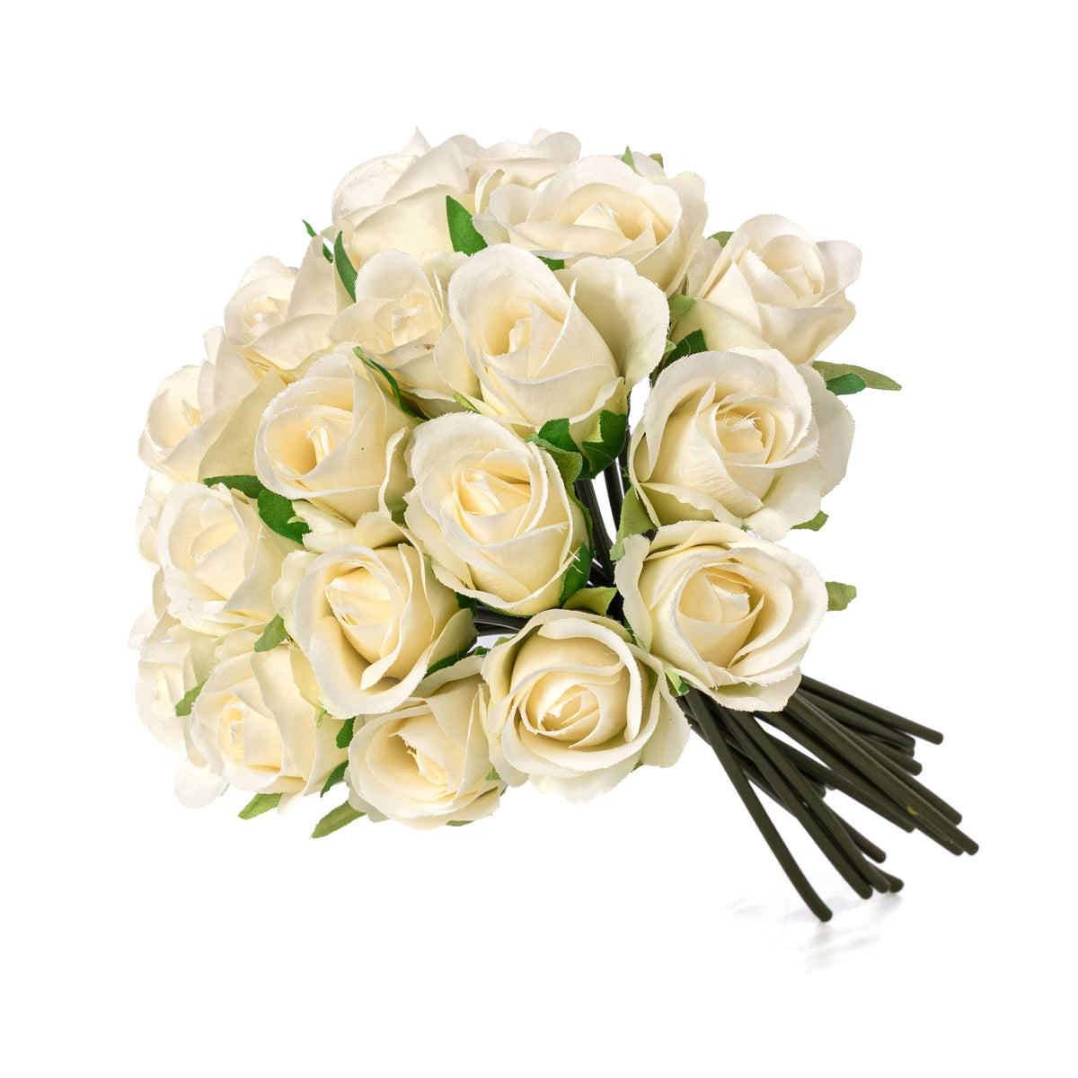 9" Mini Rose Bundle: Cream Item Number: 2221021CR