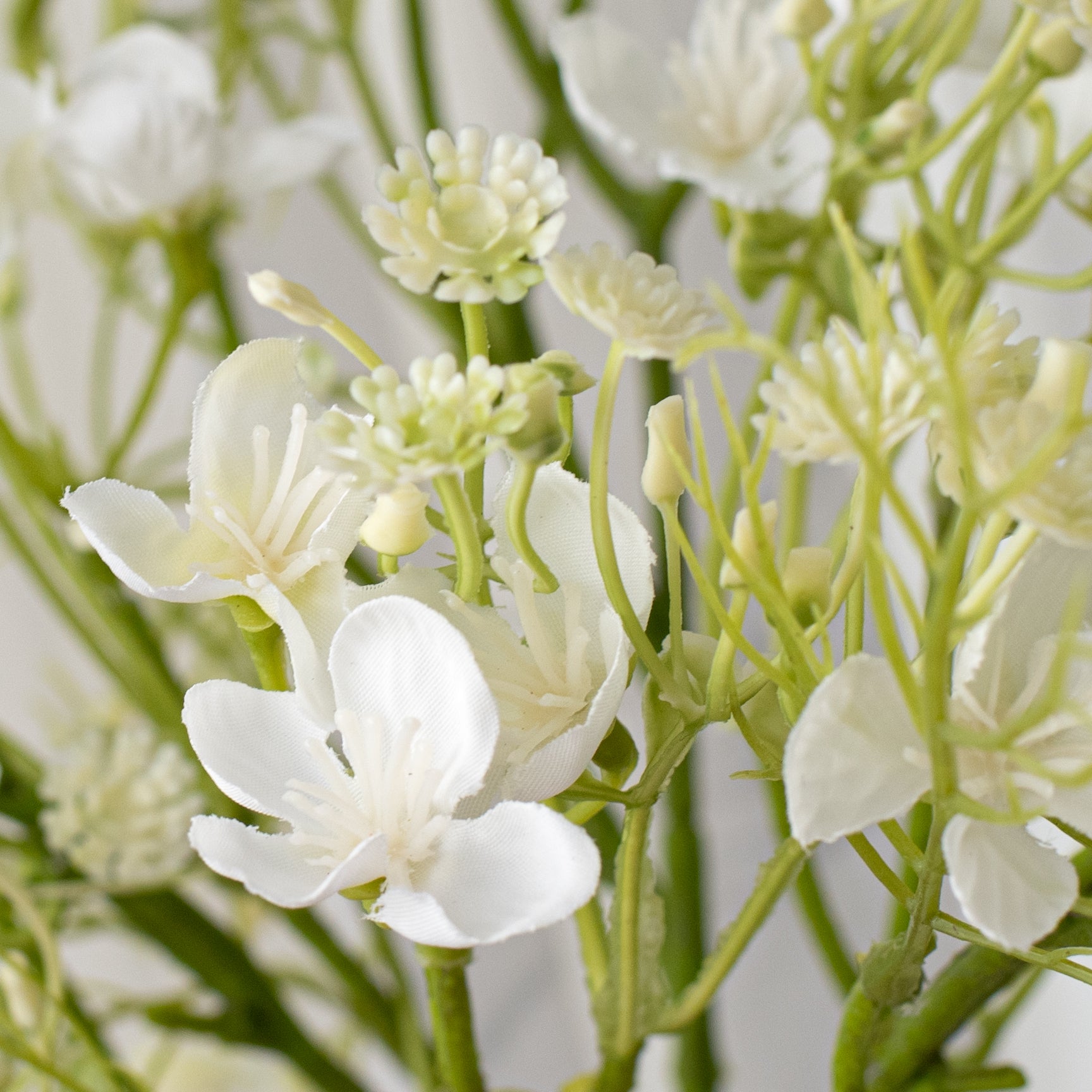 16" Mini Wildflower Bundle: Cream White detail photo 4