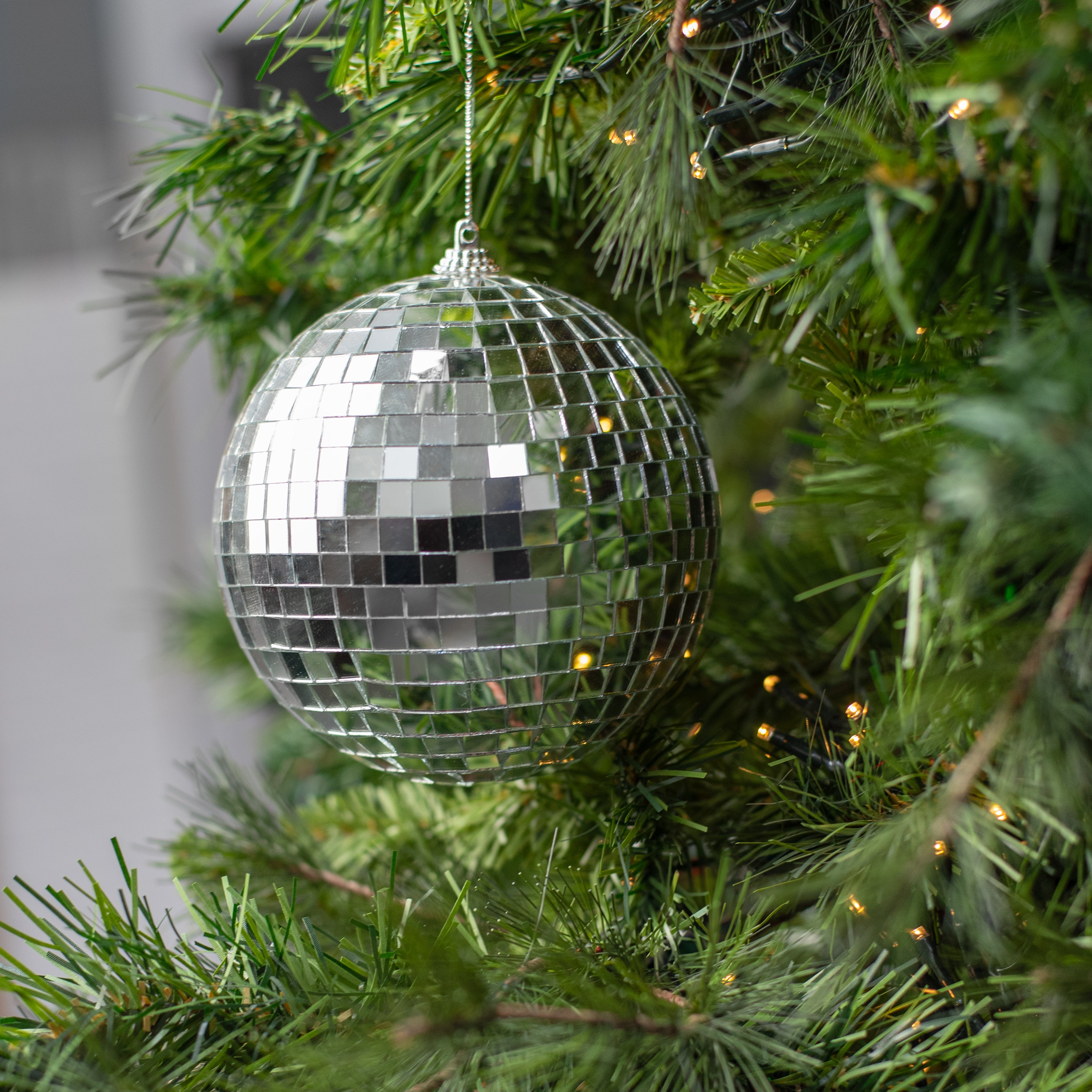 5" Mirror Disco Ball Ornament Lifestyle Photo