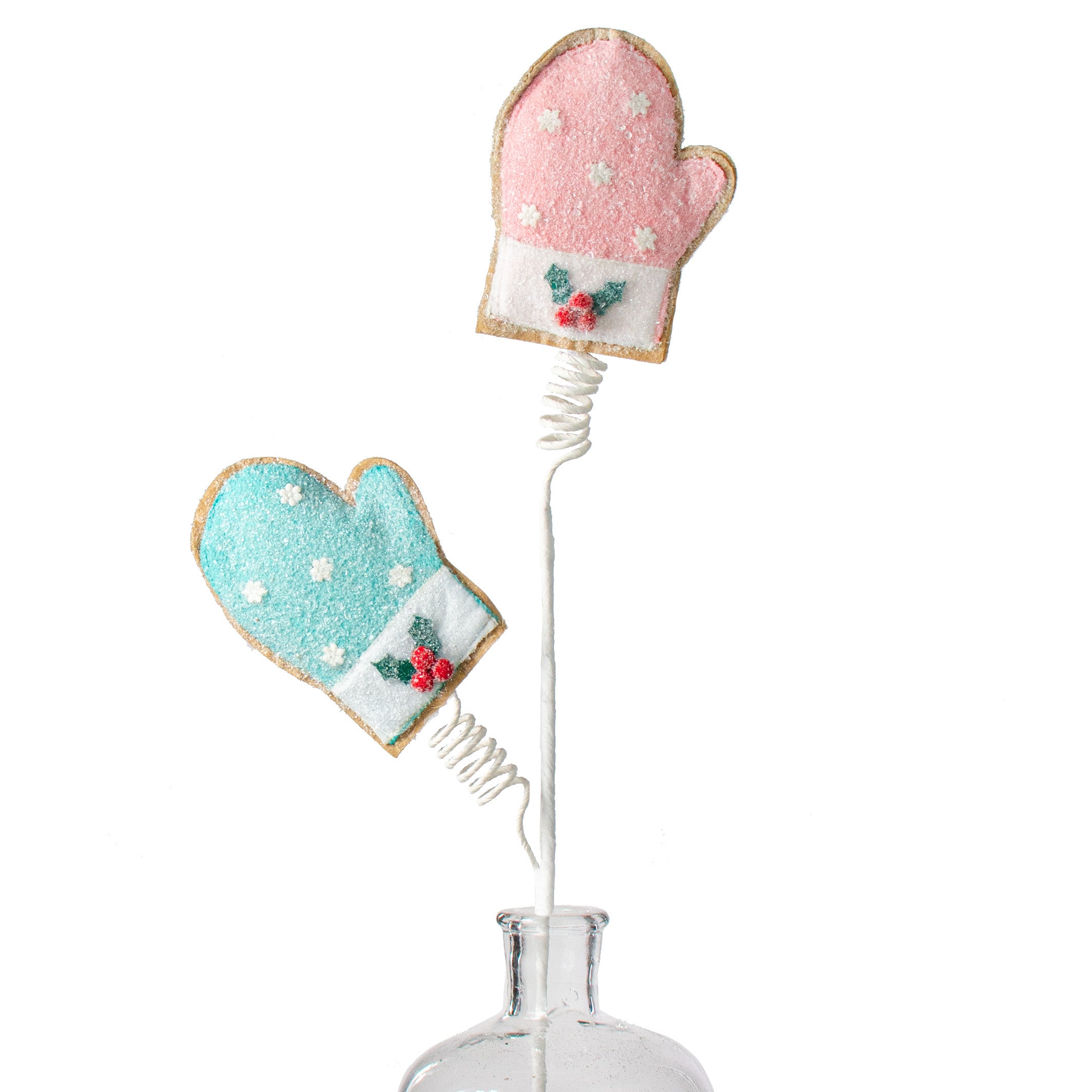 28" Mitten Spray: Pink & Blue Item Number: 85655PKBL