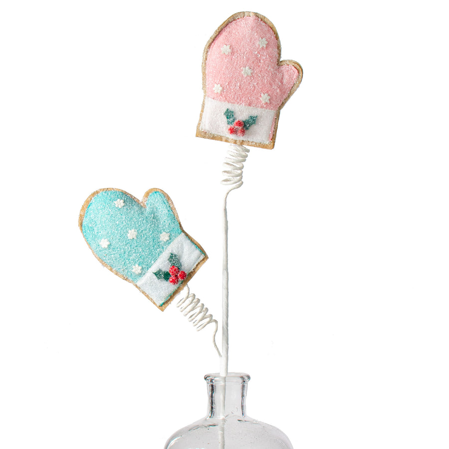 28" Mitten Spray: Pink & Blue Item Number: 85655PKBL