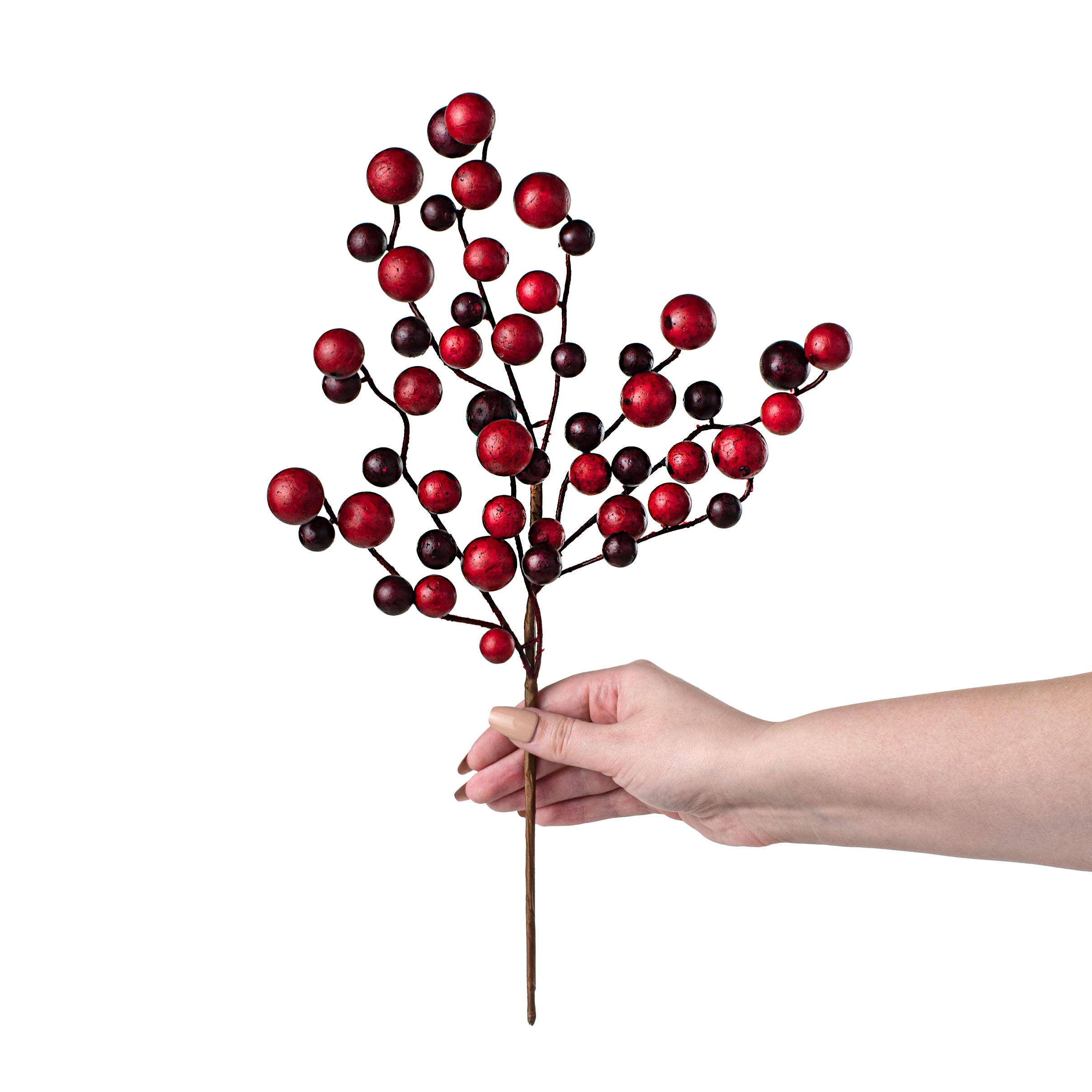 17" Mixed Berry Pick: Matte Red & Burgundy detail photo 3