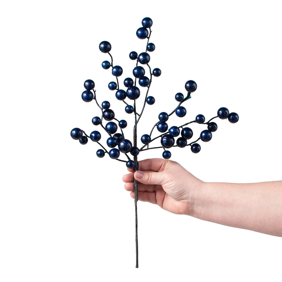17" Mixed Berry Pick: Shiny Navy Blue detail photo 3