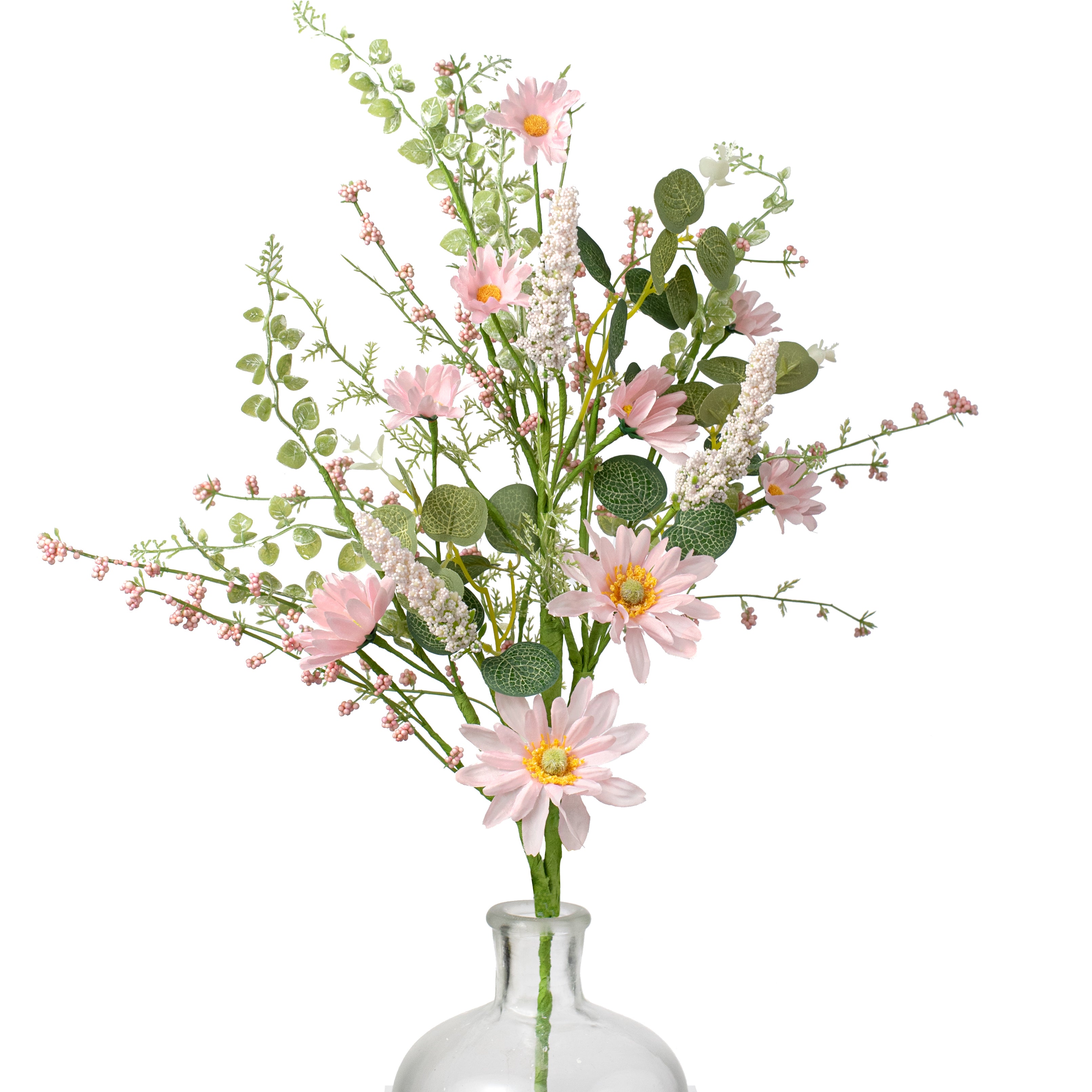 27" Mixed Daisy Spray: Pink Item Number: 40017-PK