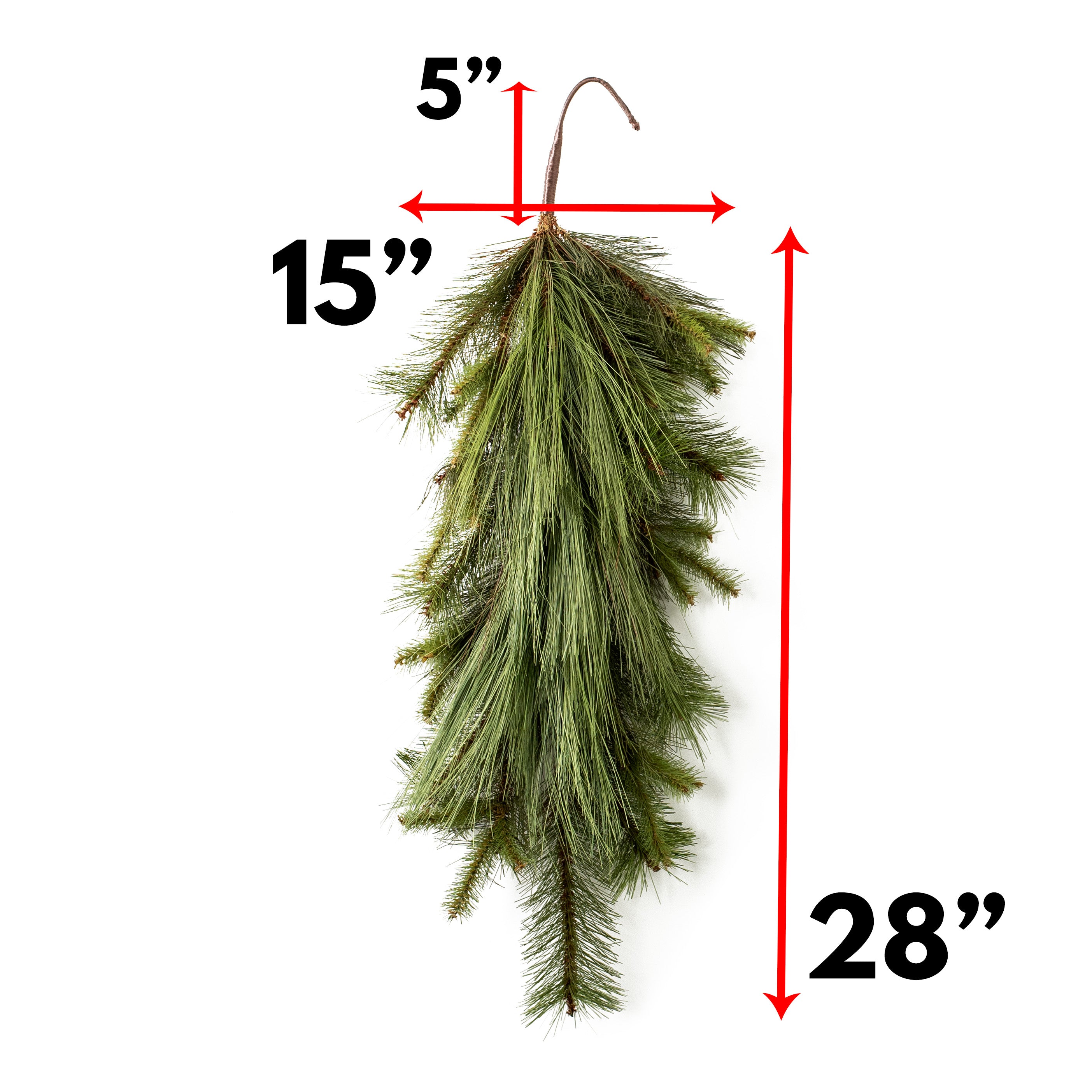 32" Mixed King Pine Teardrop detail photo 3