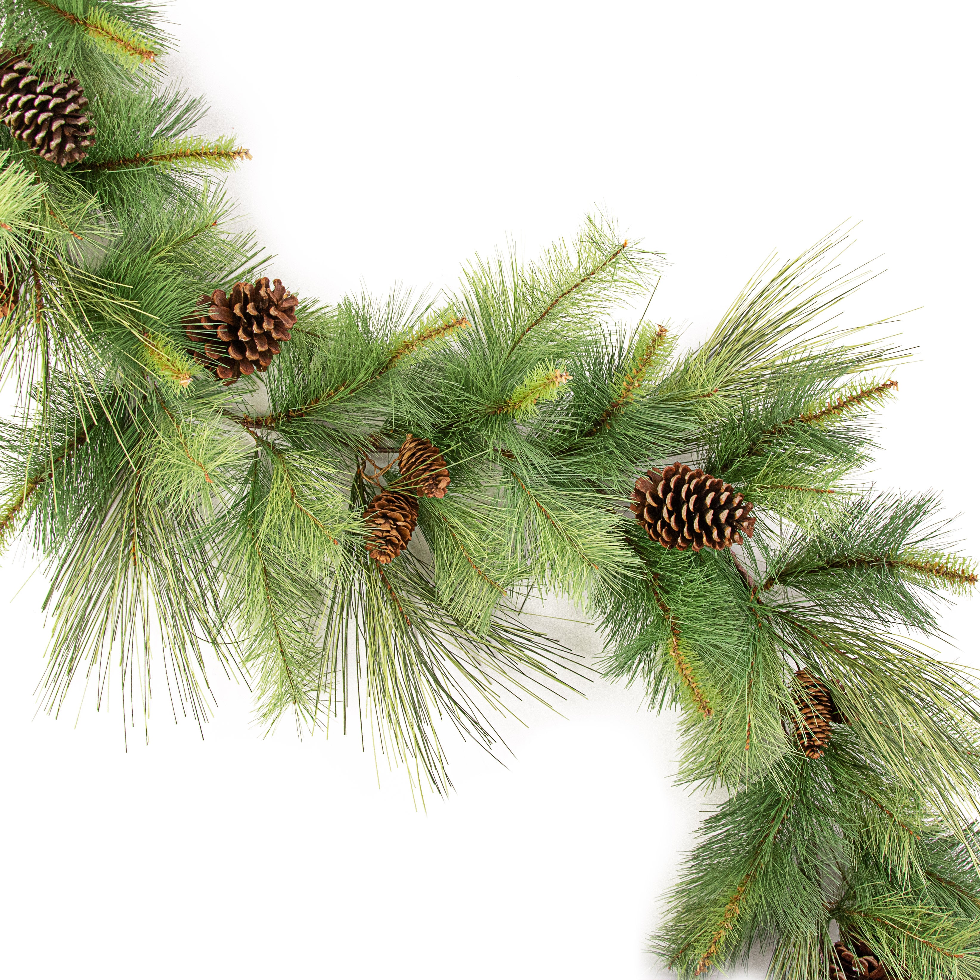6' Mixed Pine & Pinecone Garland Item Number: XX2231
