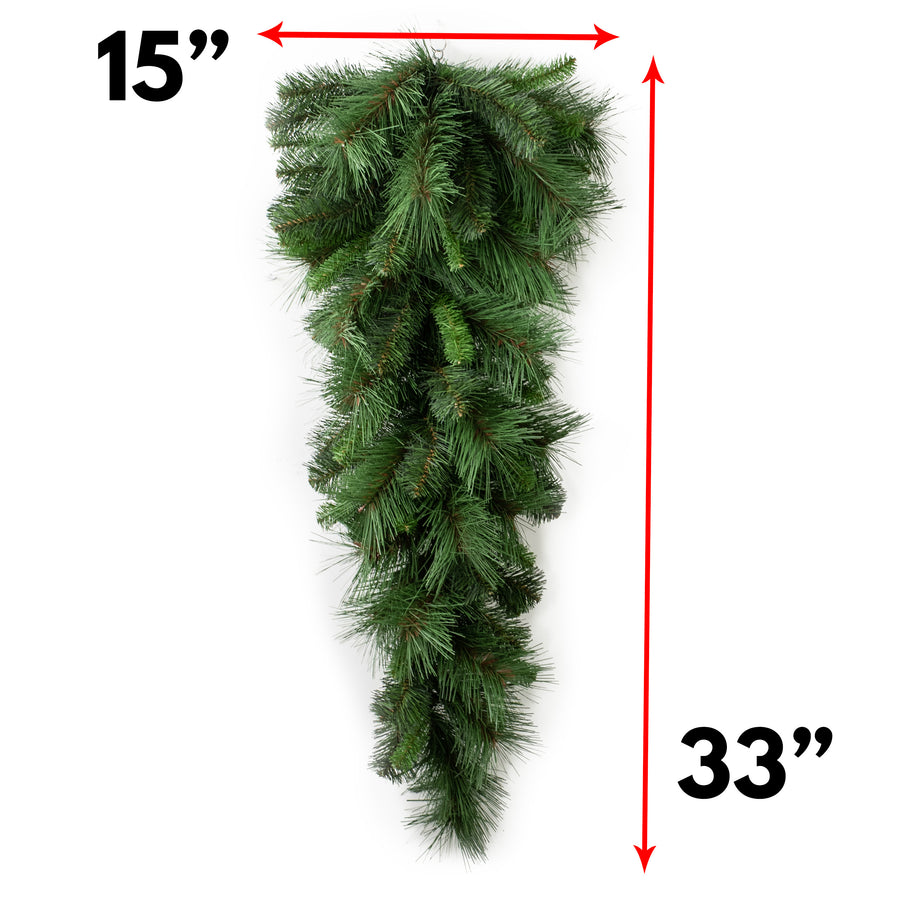 33" Mixed Pine Teardrop Lifestyle Photo