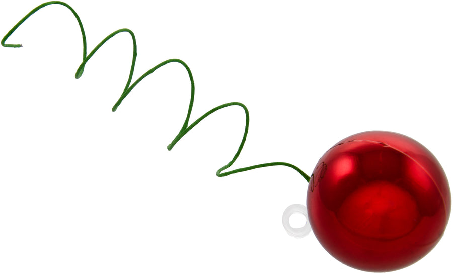 30MM Metallic Ball Ornament On Wire: Red (72) Lifestyle Photo