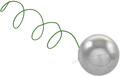 30MM Metallic Ball Ornament On Wire: Silver (72) Lifestyle Photo