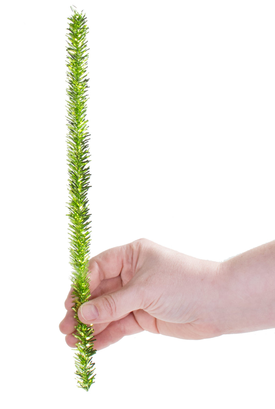 20mm Tinsel Tie Stems: Metallic Lime (25) Lifestyle Photo