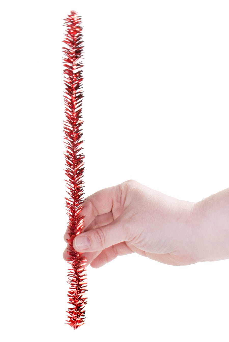 20mm Tinsel Tie Stems: Metallic Red (25) Lifestyle Photo