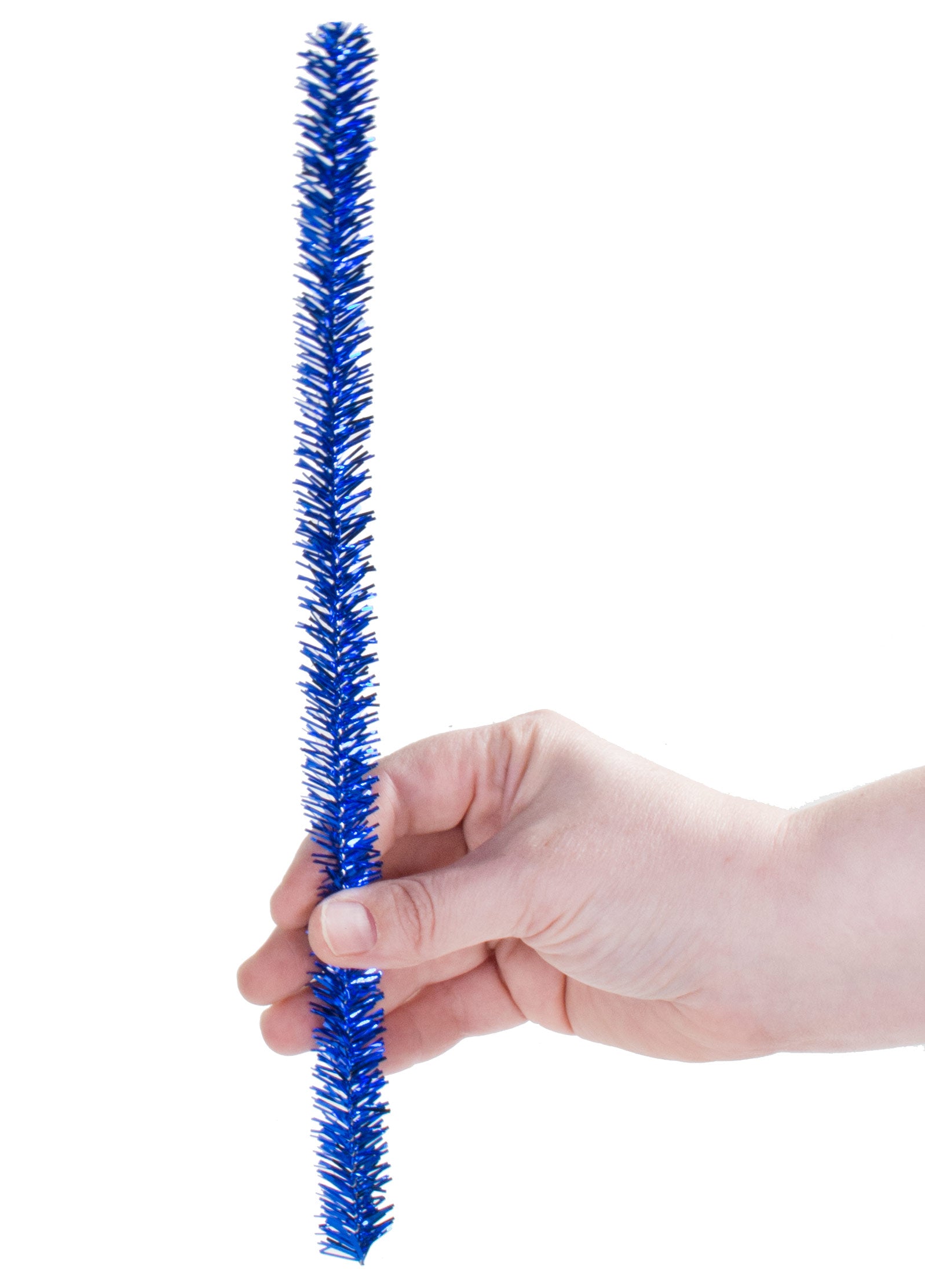 20mm Tinsel Tie Stems: Metallic Royal Blue (25) Lifestyle Photo