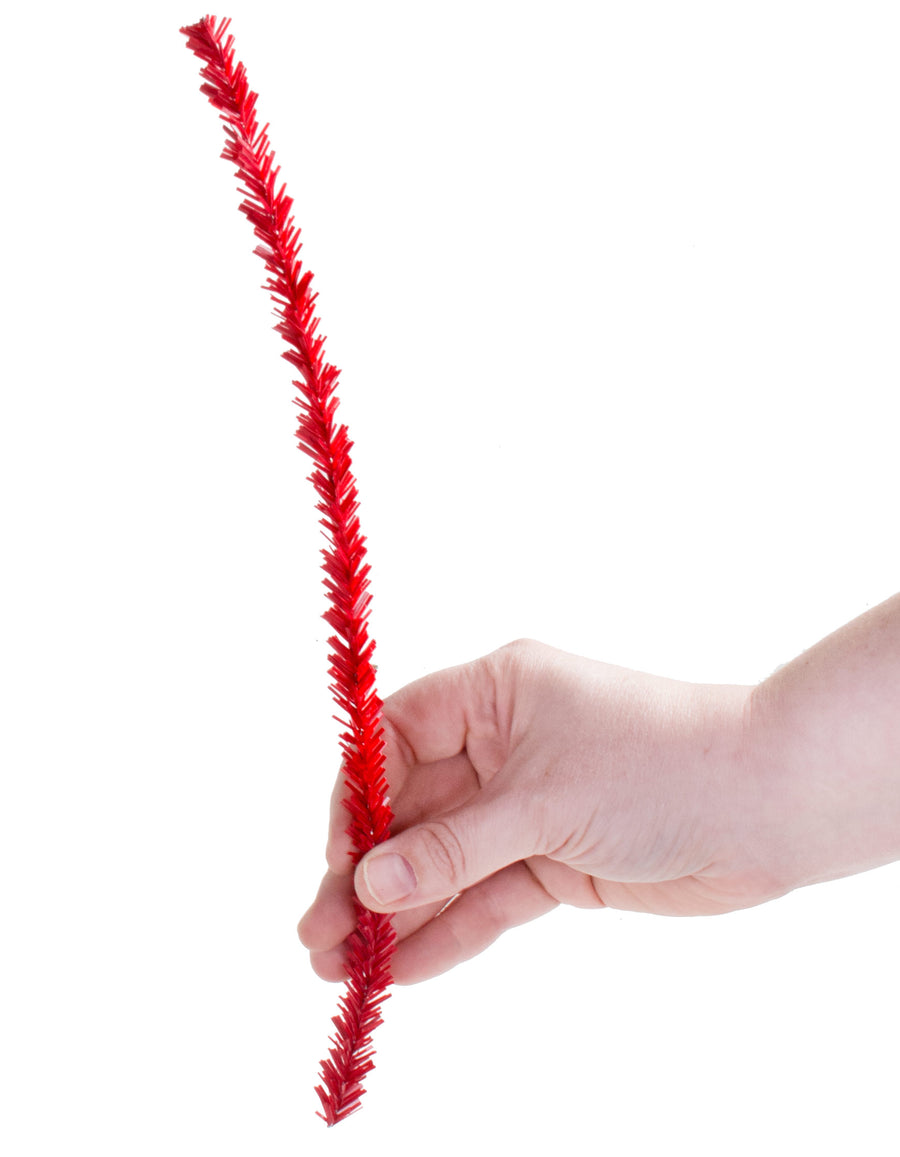 20mm Tinsel Tie Stems: Red (25) Lifestyle Photo
