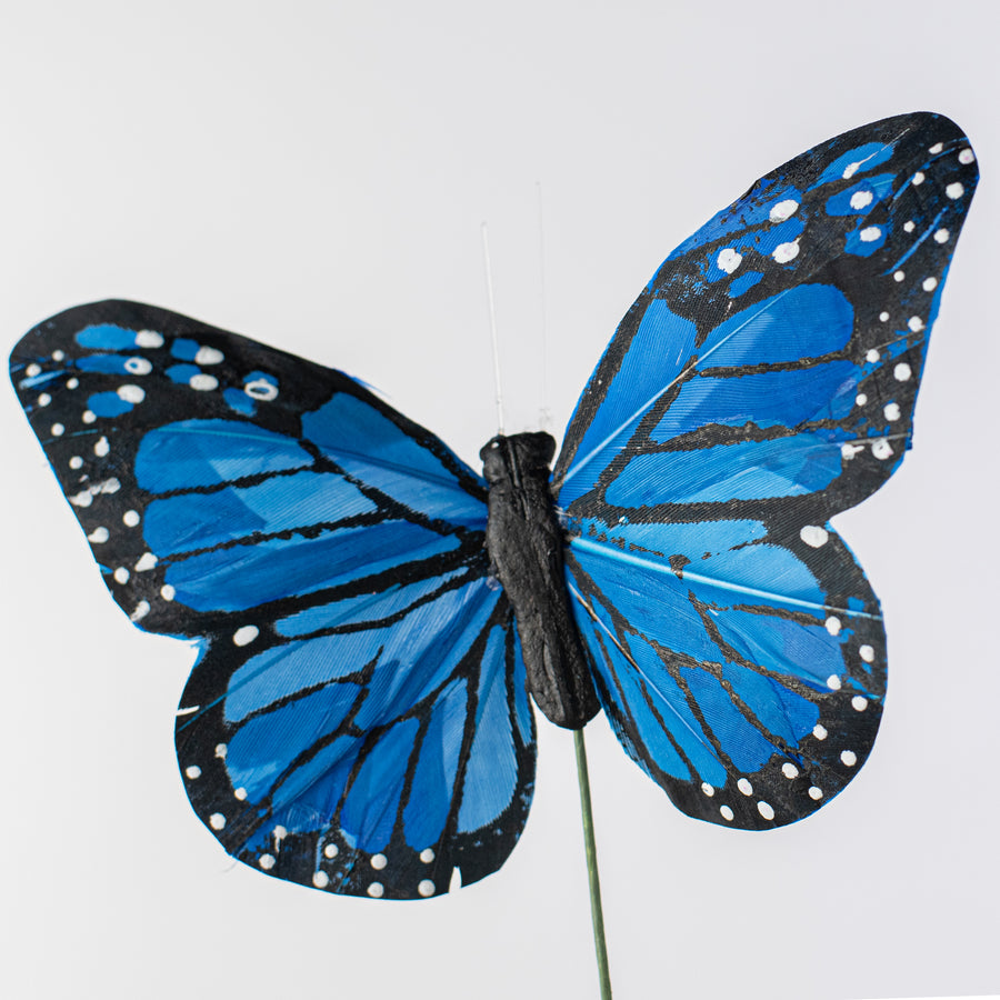 24" Monarch Butterfly Spray: Blue, Purple, Green Lifestyle Photo