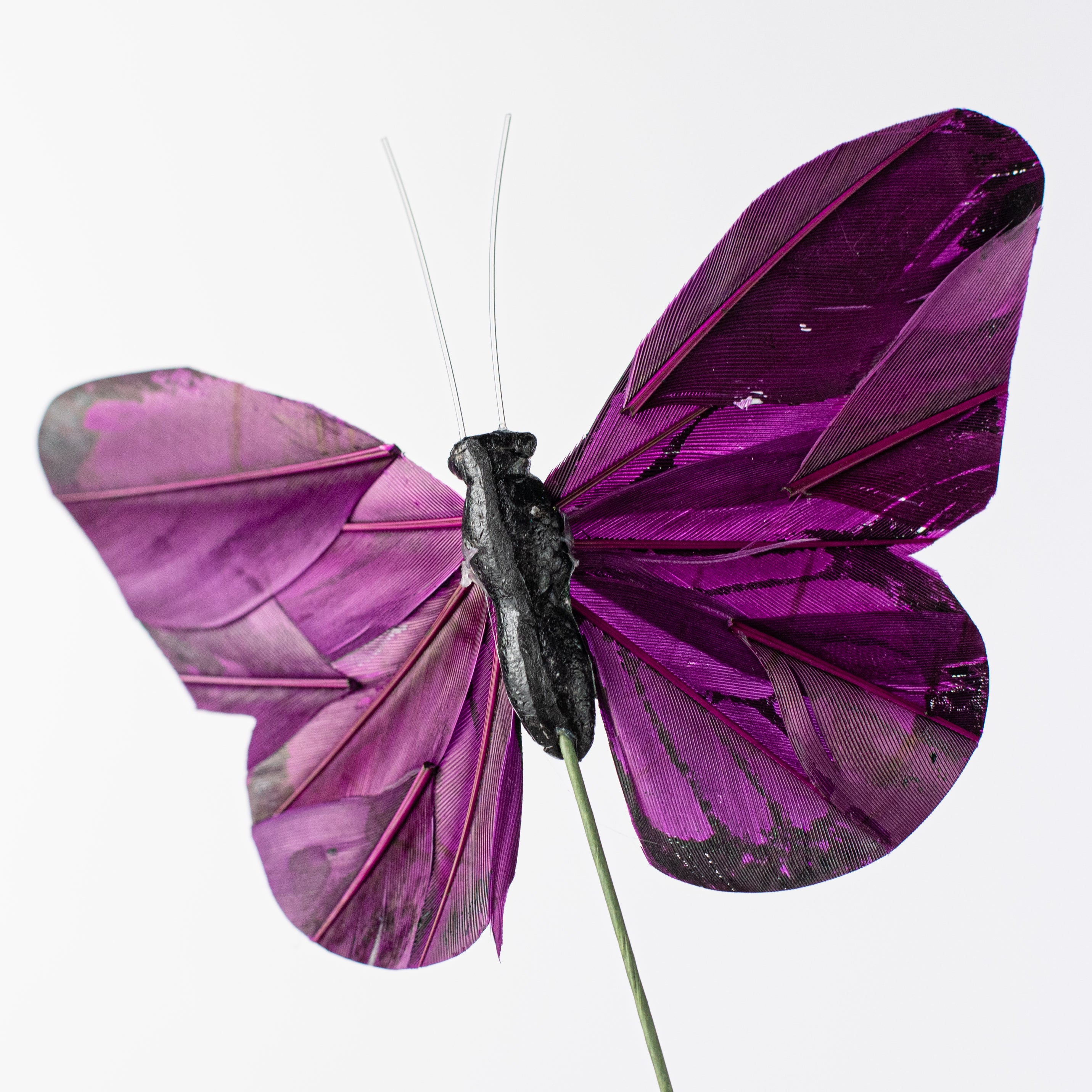 24" Monarch Butterfly Spray: Blue, Purple, Green detail photo 4