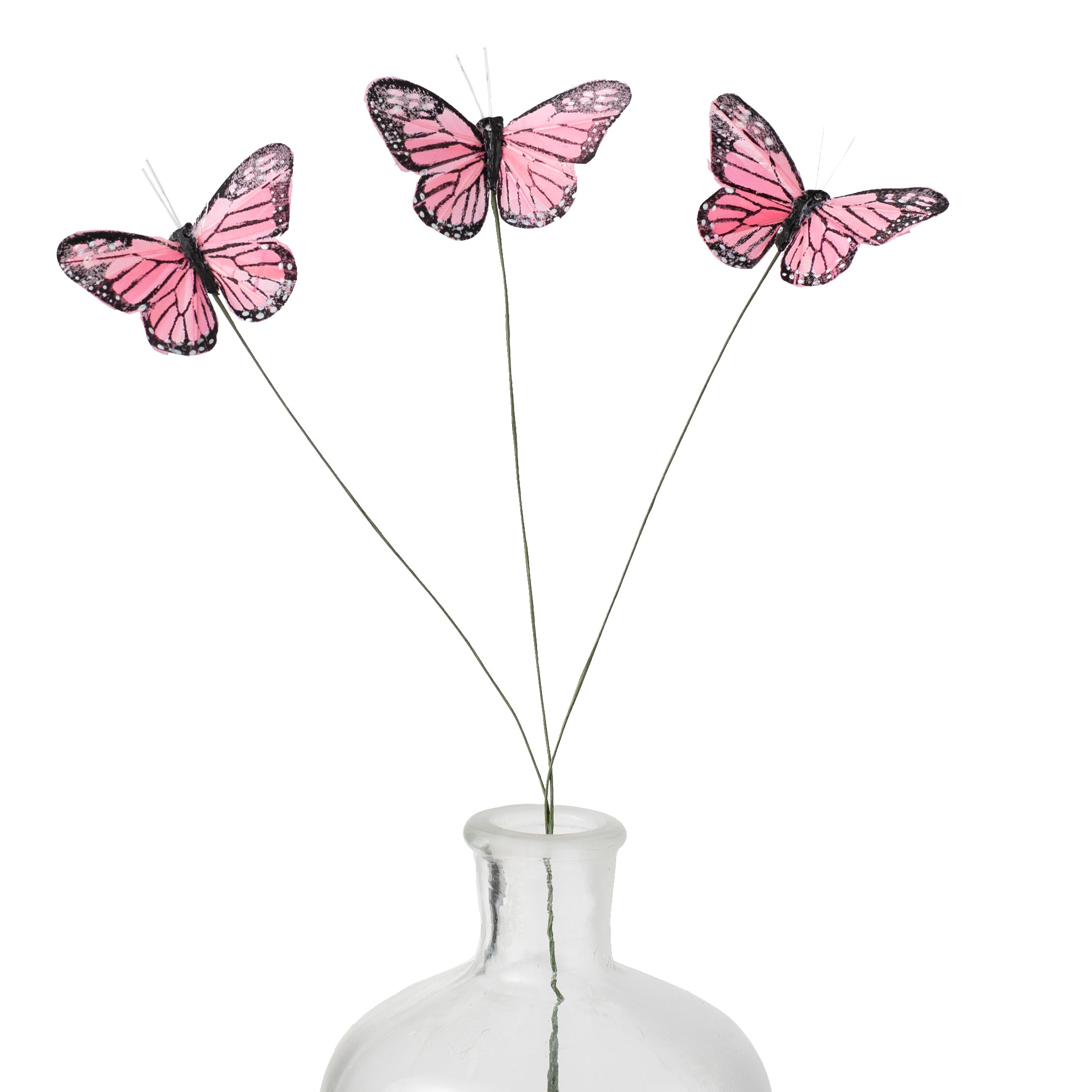 24" Monarch Butterfly Spray: Pink Item Number: PRBF6003PK