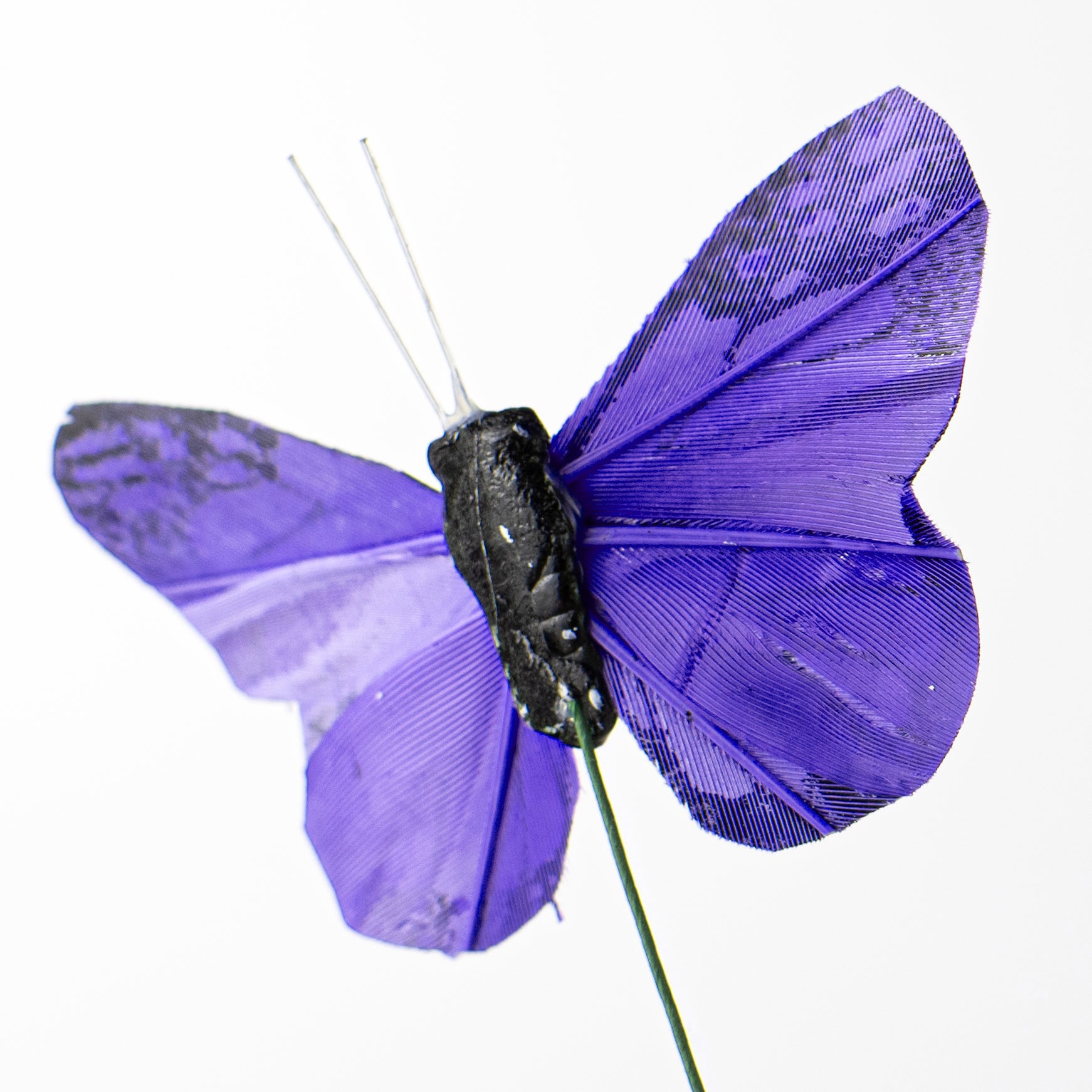 24" Monarch Butterfly Spray: Purple detail photo 4