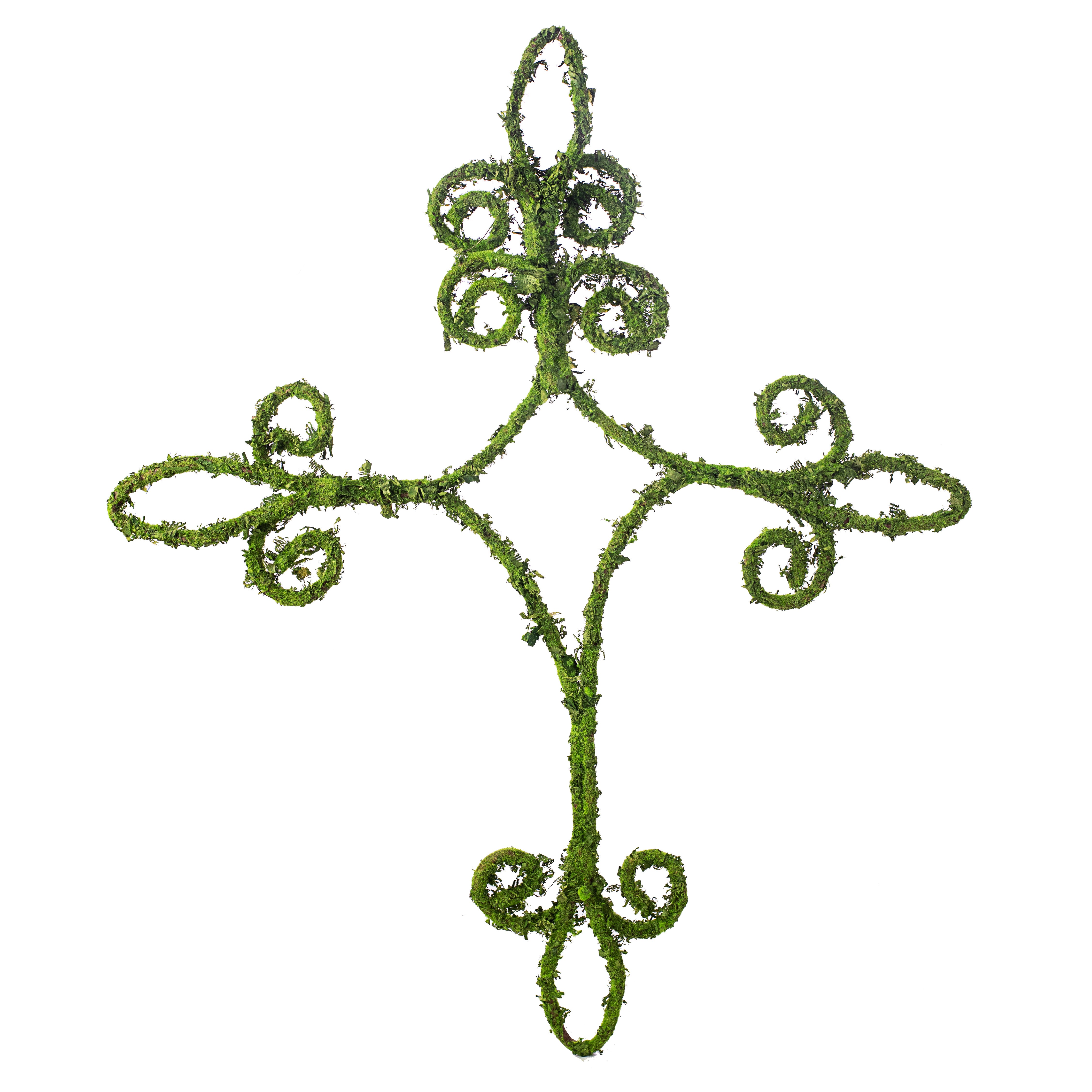 27" Moss Trellis Décor: Cross Item Number: 275908