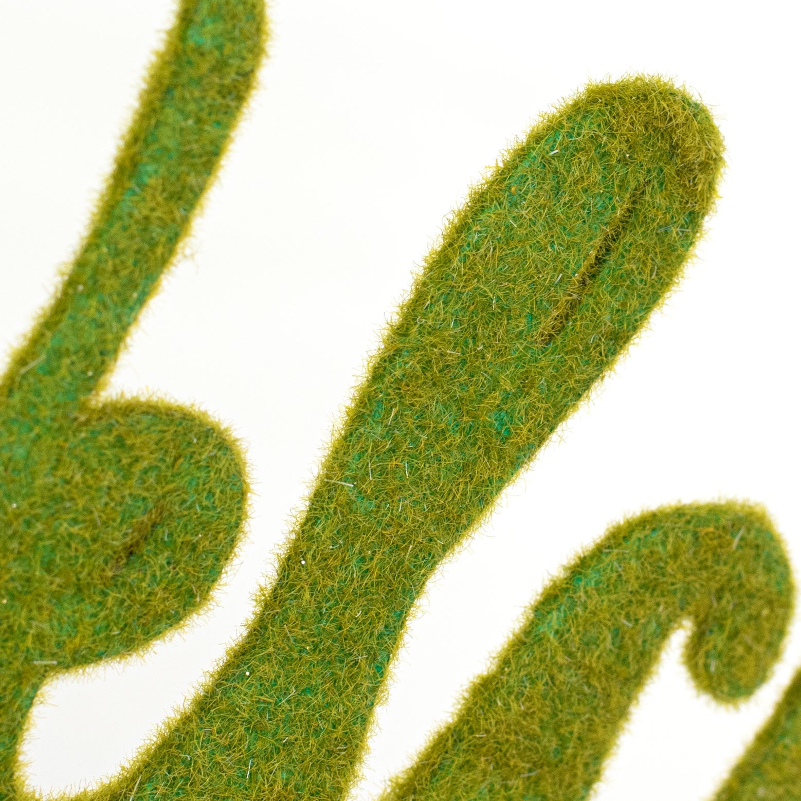 15" Moss Welcome Sign detail photo 3